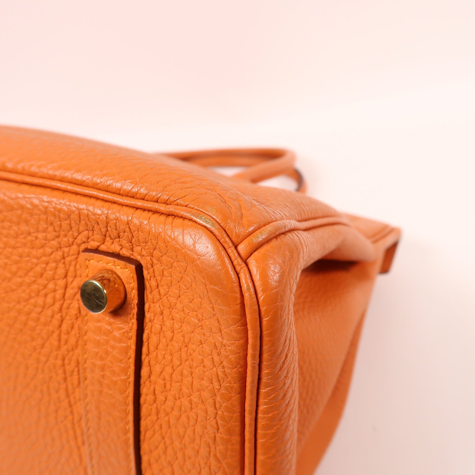 HERMES Togo皮革Birkin 35金扣手挽袋