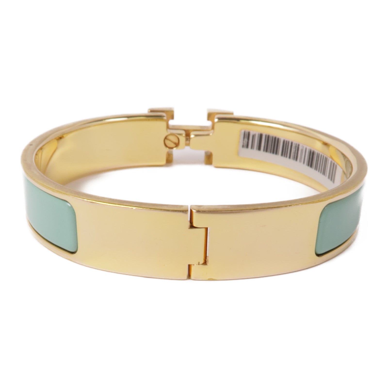 HERMES Clic H Bracelet Metal Blue