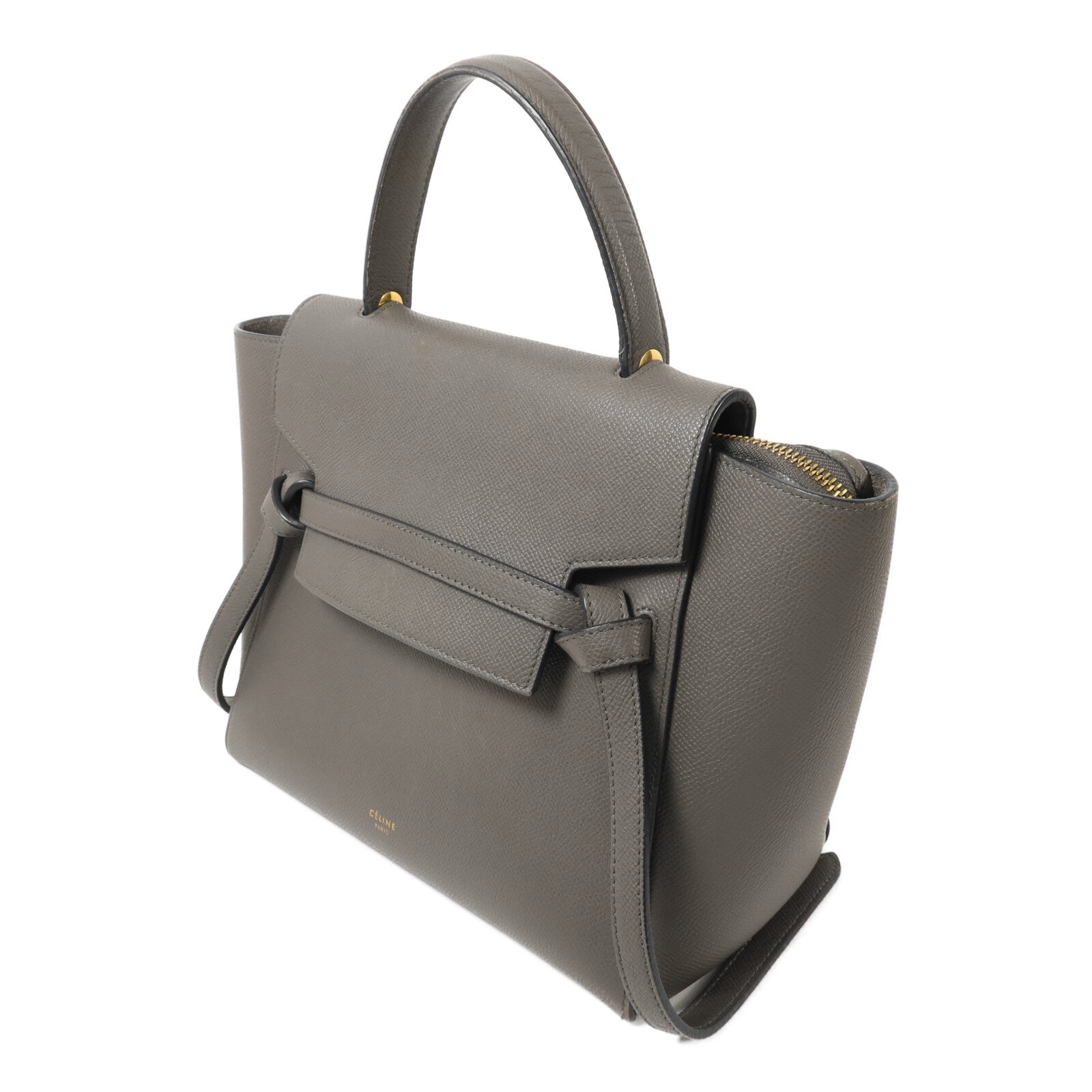 CELINE 牛皮皮革Micro Belt Bag手挽肩背兩用袋