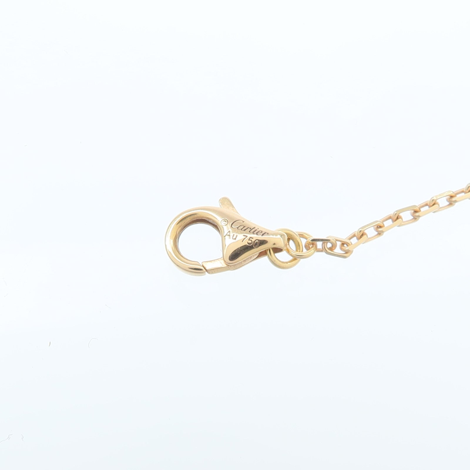 CARTIER 18K玫瑰金Cartier C Heart鑽石項鍊