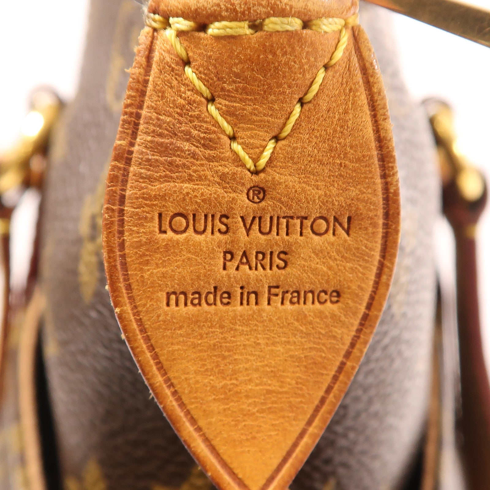 LOUIS VUITTON Monogram Totally PM金扣肩背袋/手挽袋棕色