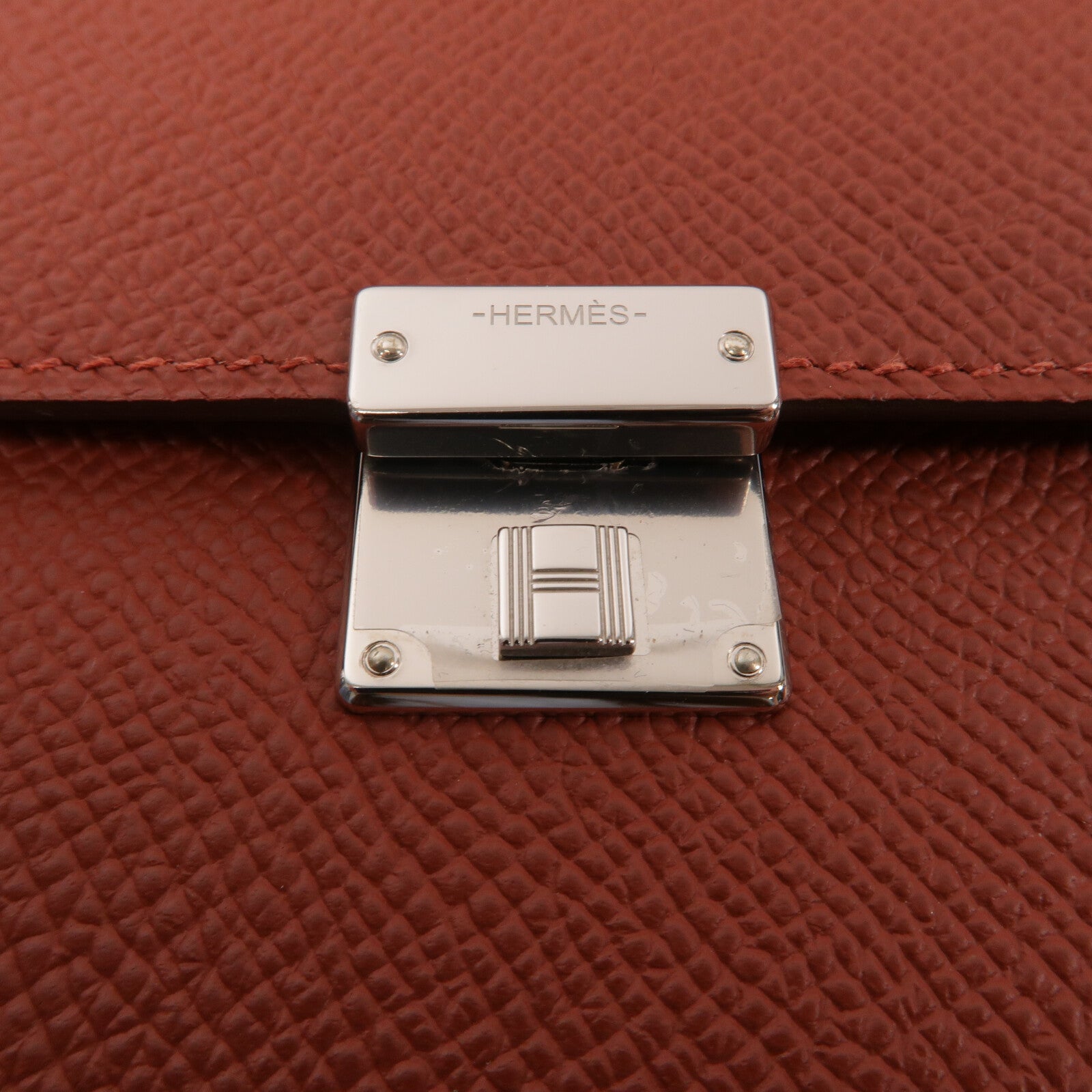 HERMES Epsom皮革Clic 16肩背袋Cuivre