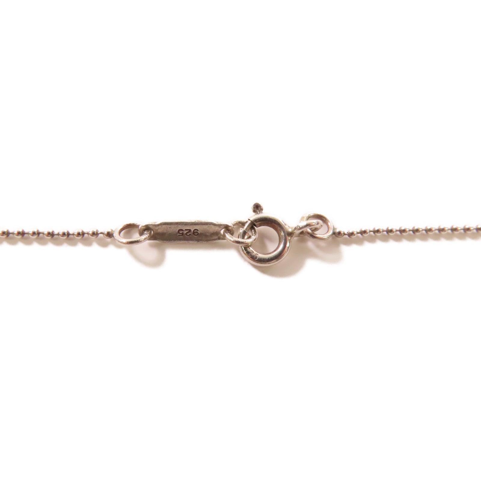 TIFFANY＆CO 925純銀Aad Co Sterling Key Pendant Necklace項鍊銀色