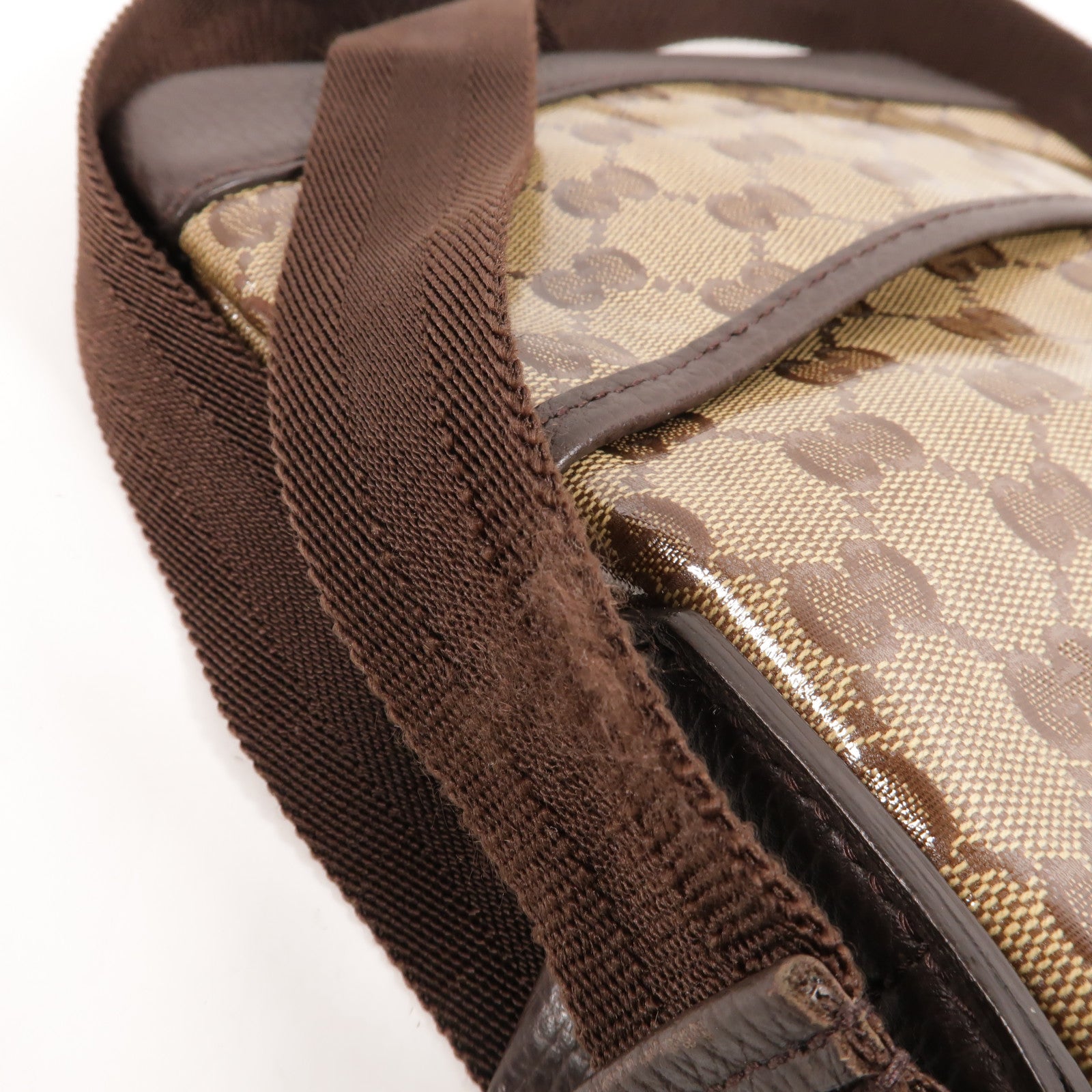 GUCCI 塗層帆布Shoulder Bag肩背袋