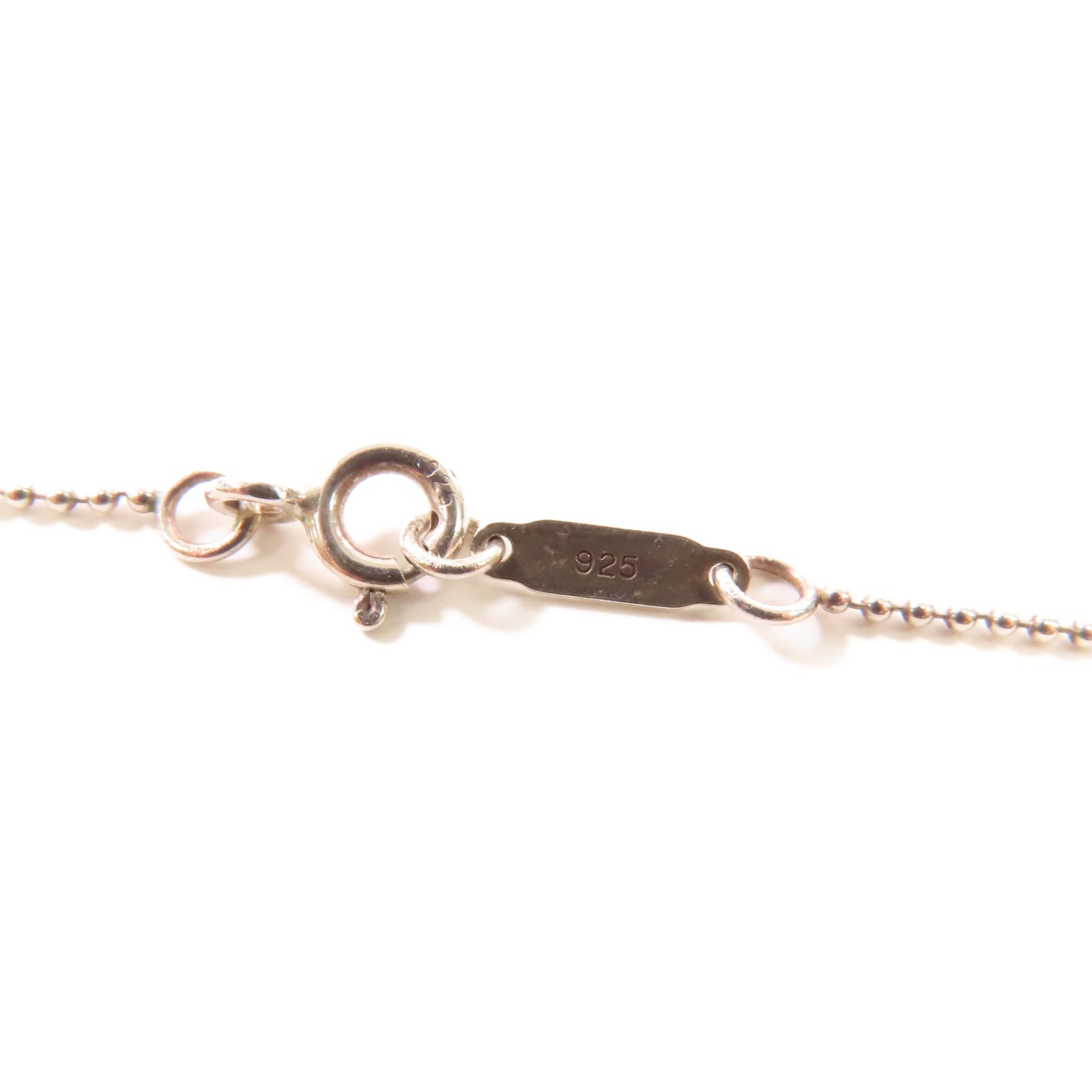 TIFFANY＆CO 925純銀Aad Co Sterling Key Pendant Necklace項鍊銀色