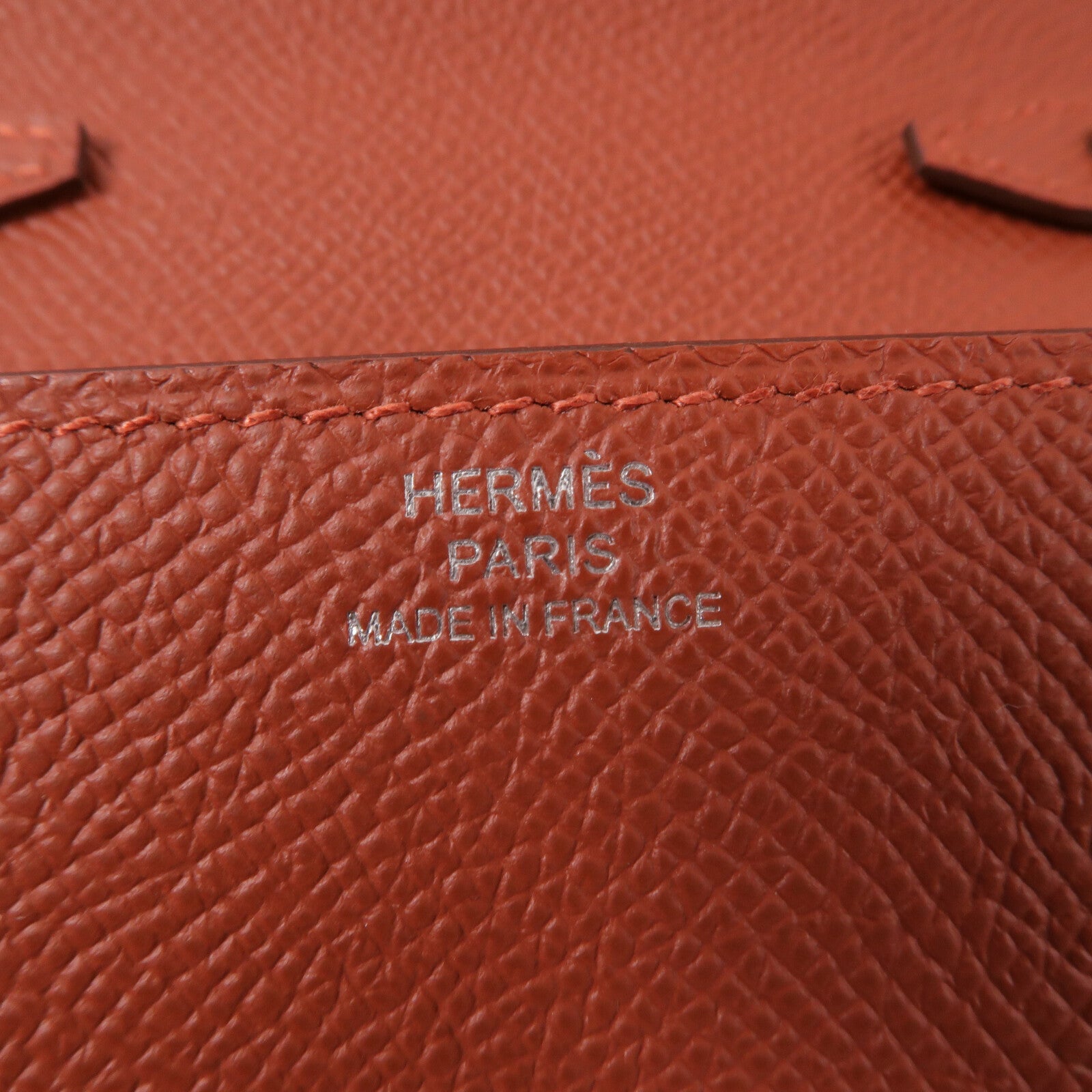 HERMES Epsom皮革Clic 16肩背袋Cuivre