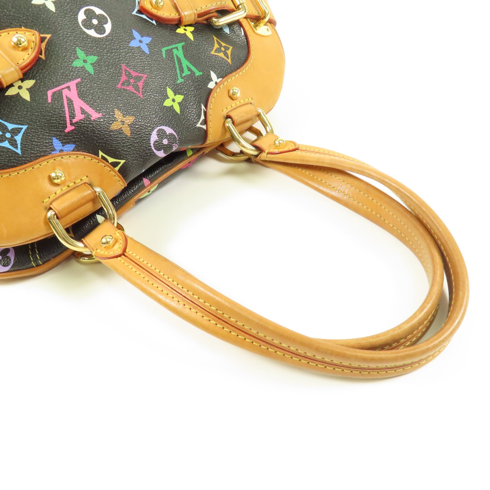 LOUIS VUITTON Monogram Multicolore Claudia金扣手挽袋