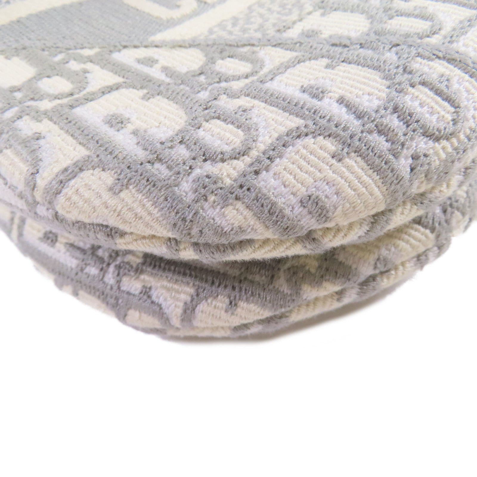 Dior Oblique帆布Saddle Shoulder Bag金扣肩背袋灰色