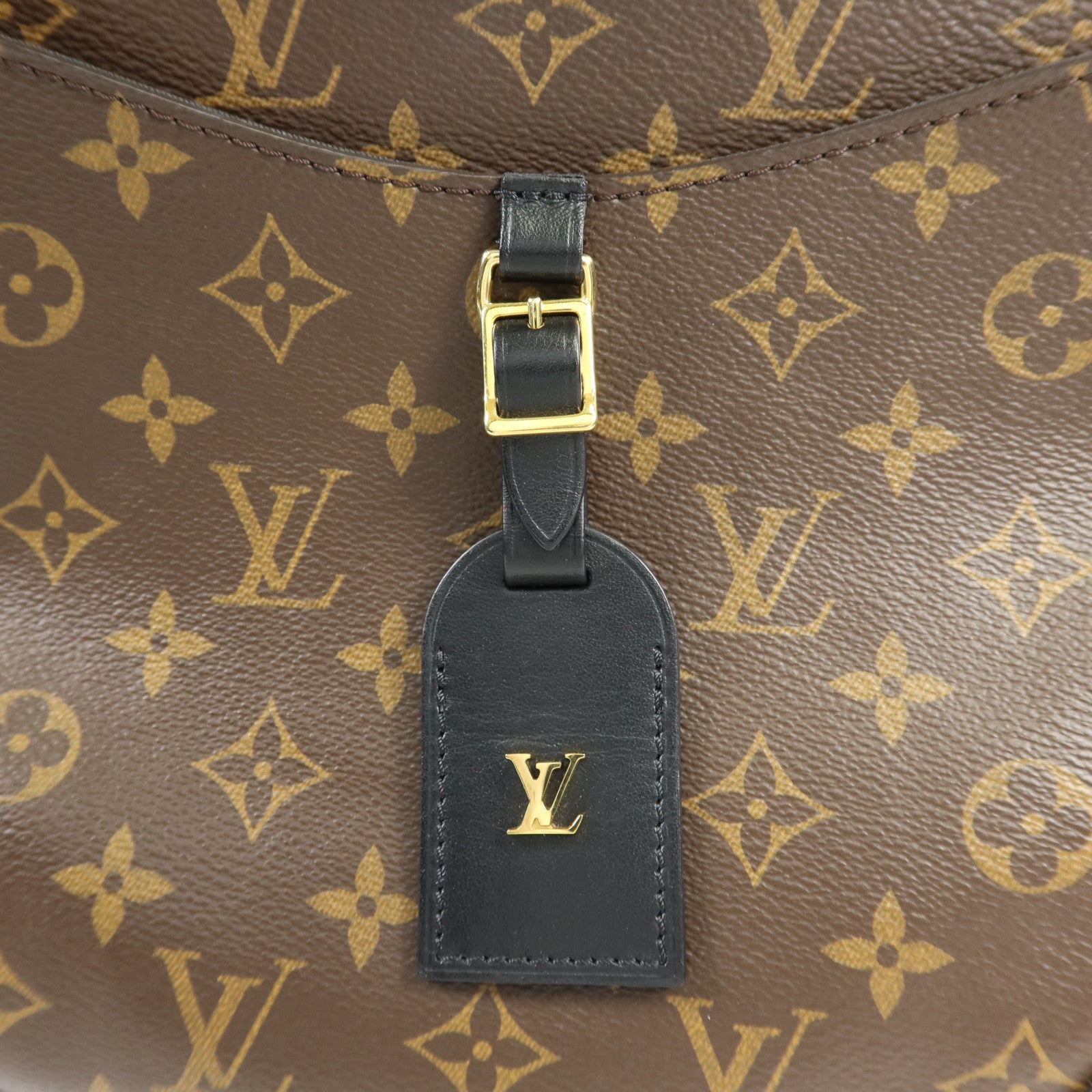 LOUIS VUITTON Monogram Odeon PM金扣肩背袋