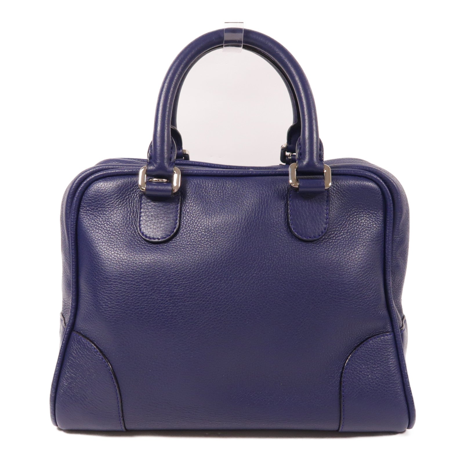 LOEWE 【激減優惠】牛皮皮革2 Way Bag銀扣手挽肩背兩用袋