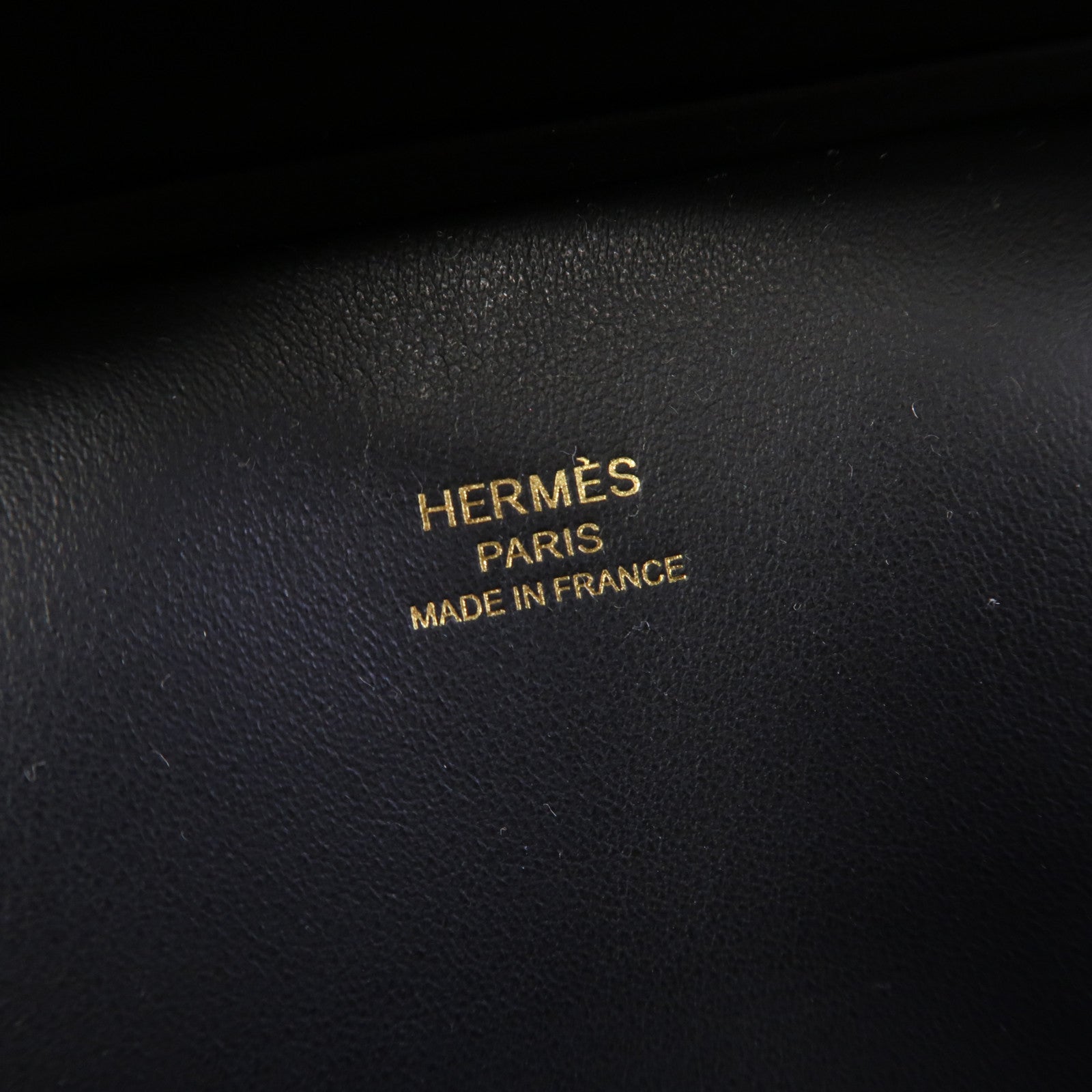 HERMES 【激減優惠】Evergrain皮革Mini Jypsiere金扣肩背袋黑色