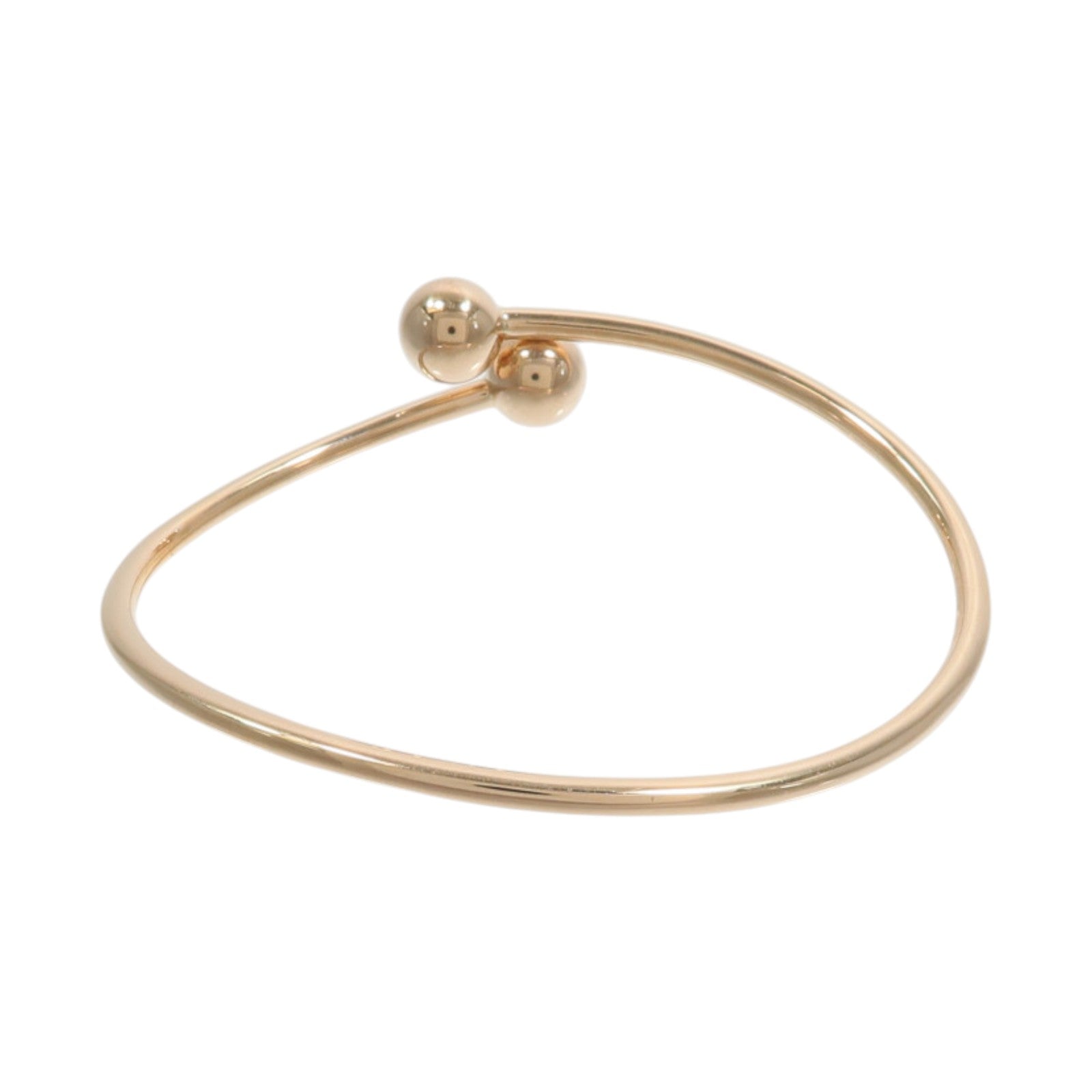 TIFFANY＆CO 18K玫瑰金Ball Bypass Bracelet手鐲