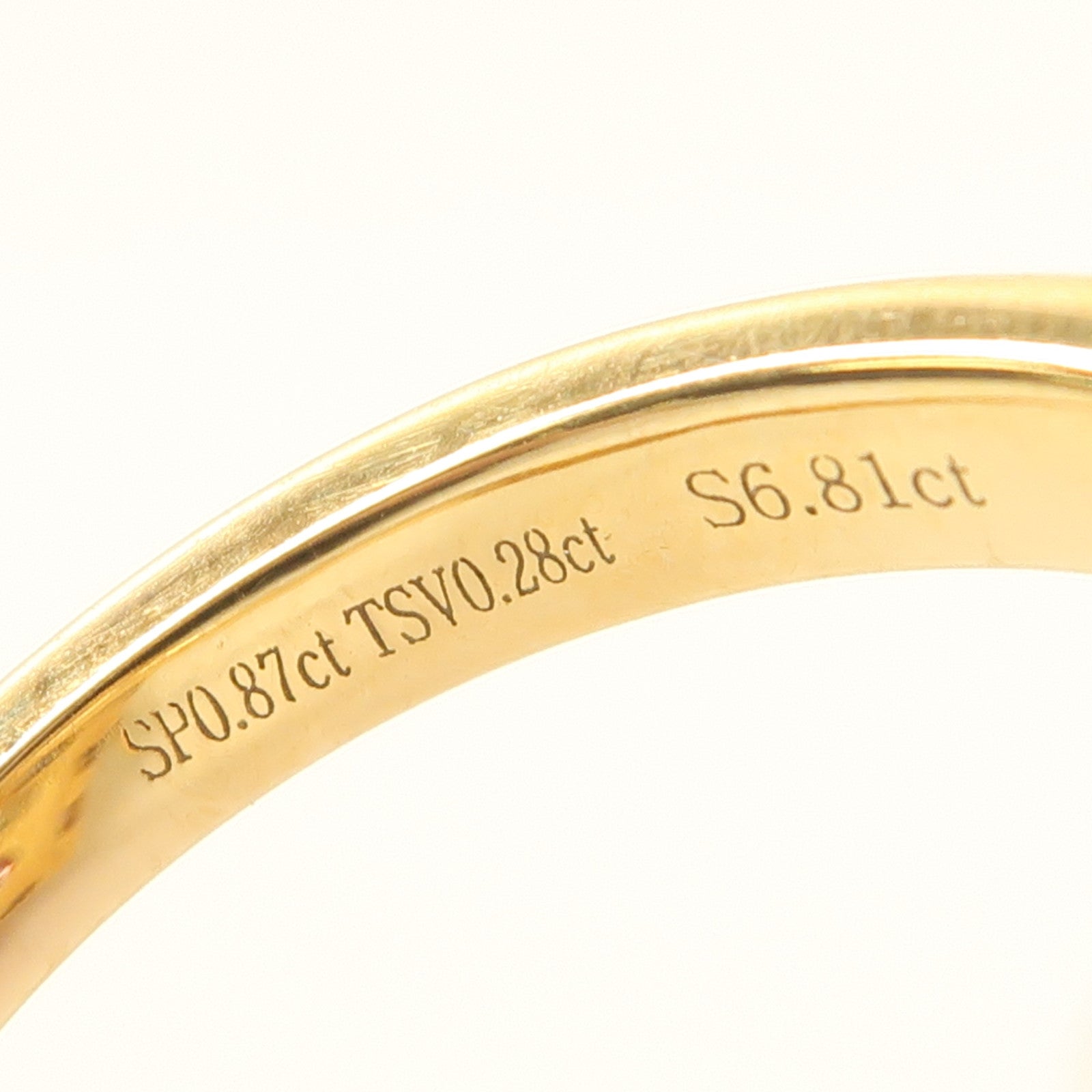 JEWELRY 18K黃金Ring戒指US#6