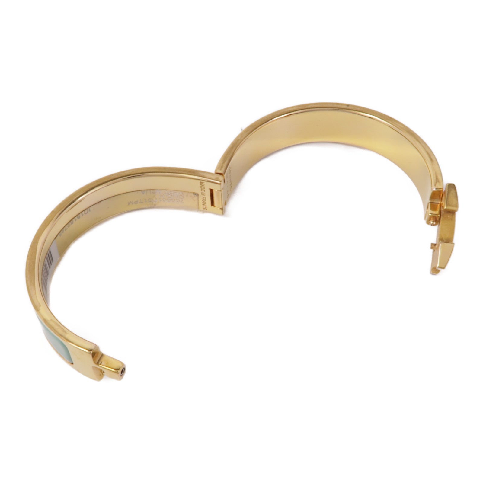 HERMES Clic H Bracelet Metal Blue