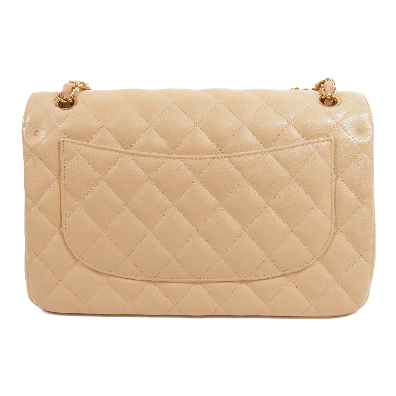 CHANEL 牛皮皮革Large Classic鏈帶肩背袋