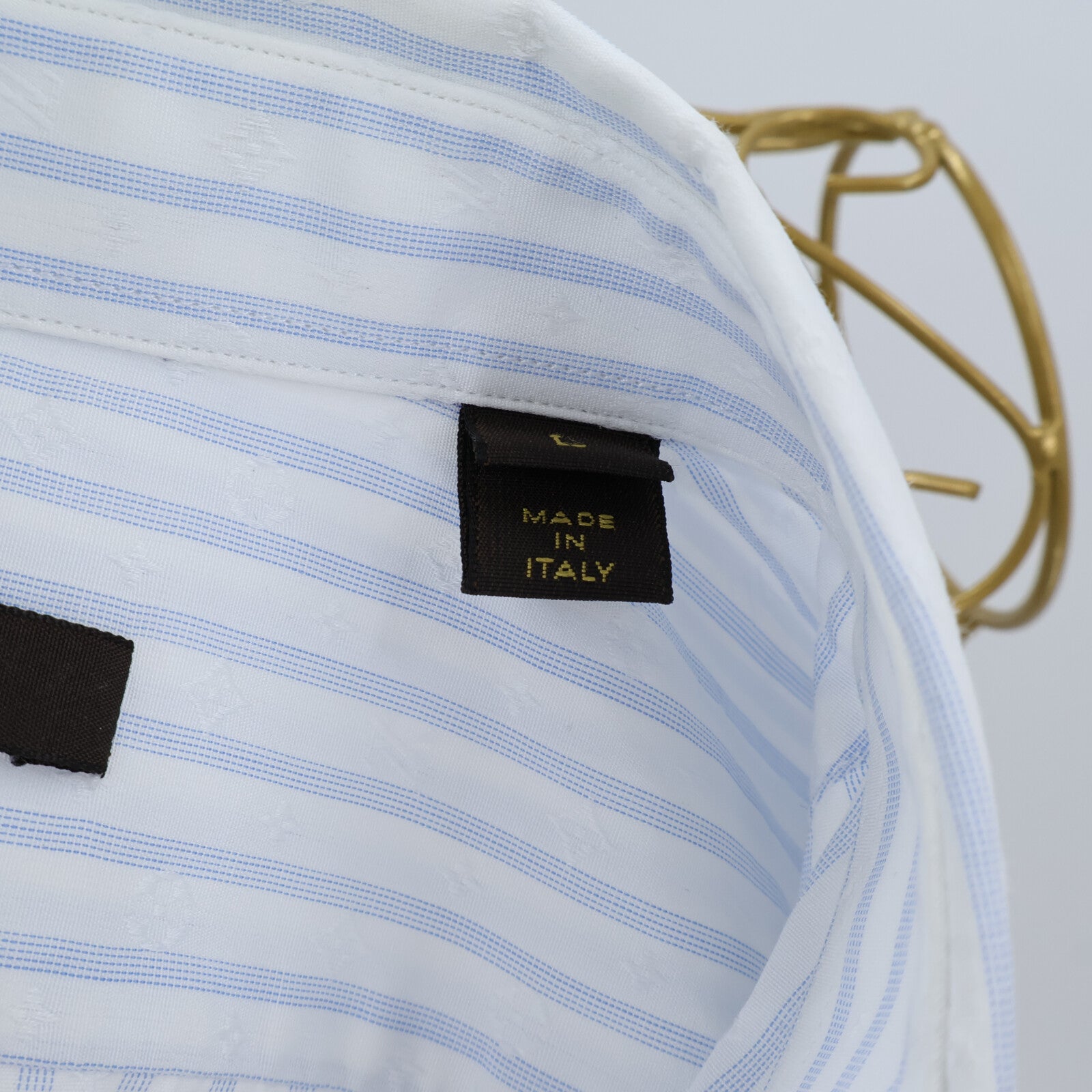 LOUIS VUITTON Blason Cotton Printed Oxford Shirt上衣