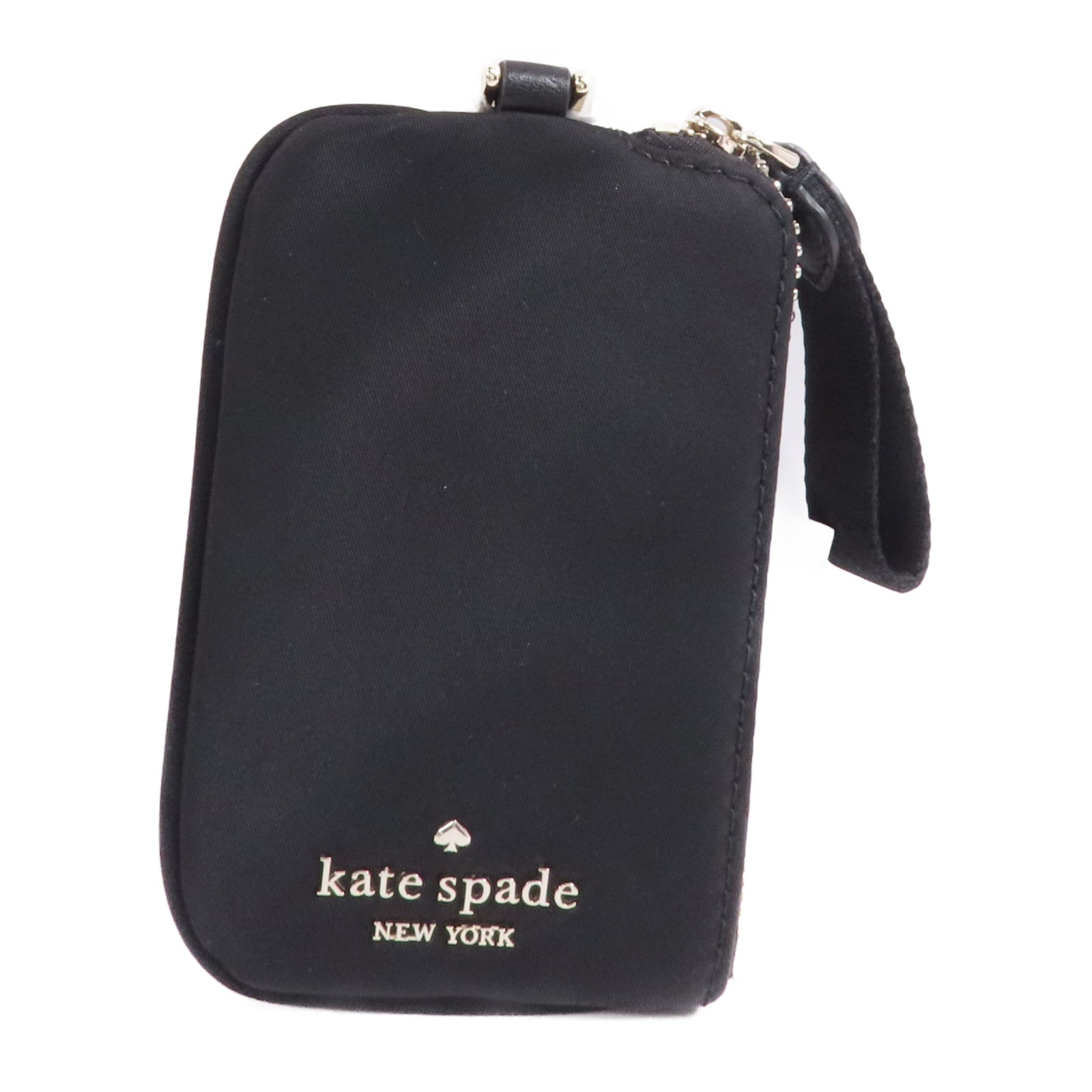 Kate Spade 尼龍Card Case銀扣卡片套