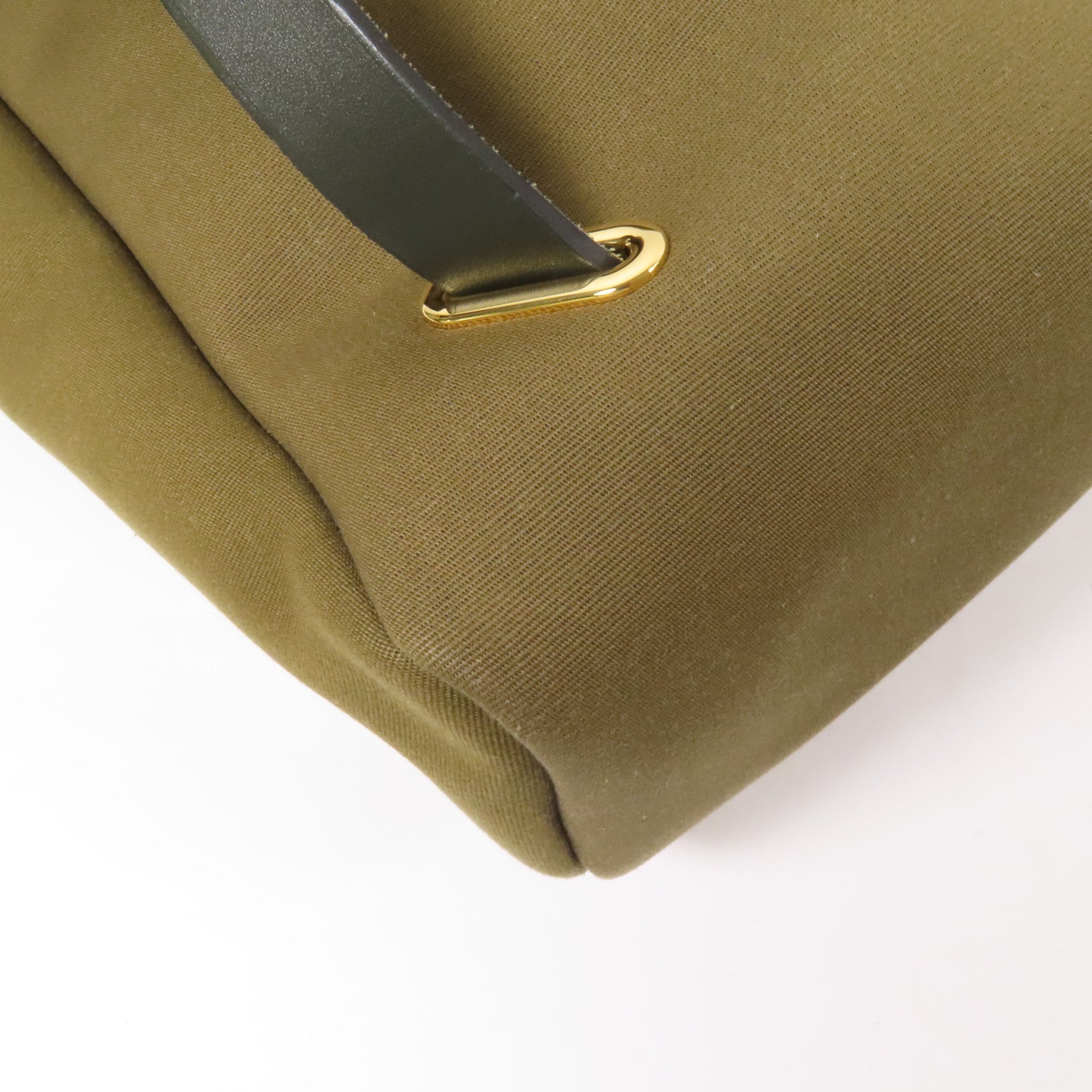 HERMES 皮革/帆布Herbag Backpack金扣背包Green