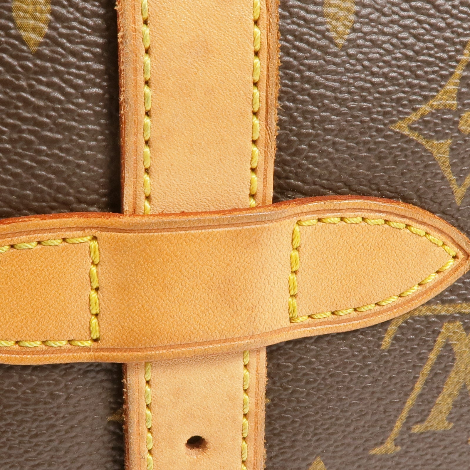 LOUIS VUITTON Monogram Saumur 30金扣肩背袋