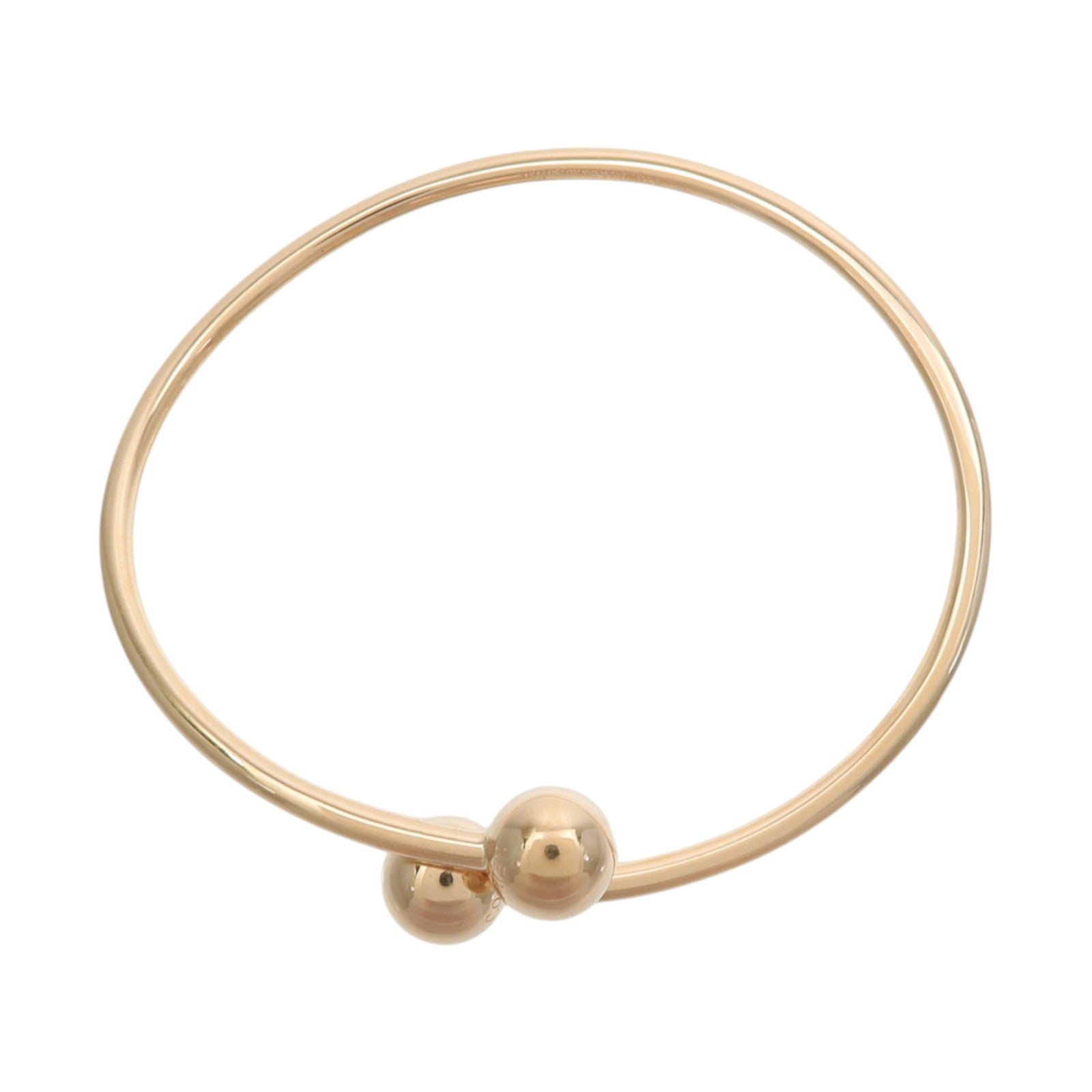 TIFFANY＆CO 18K玫瑰金Ball Bypass Bracelet手鐲
