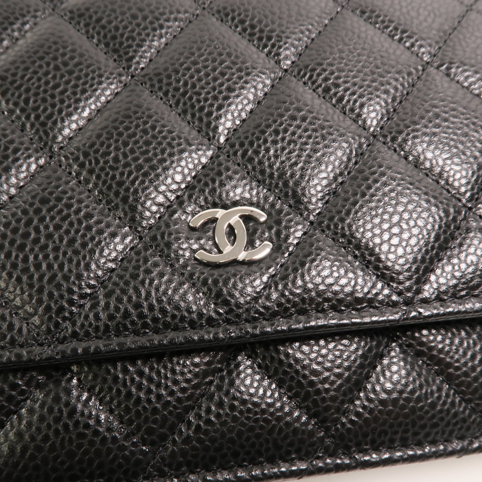CHANEL 牛皮皮革WOC Wallet On Chain鏈帶肩背袋