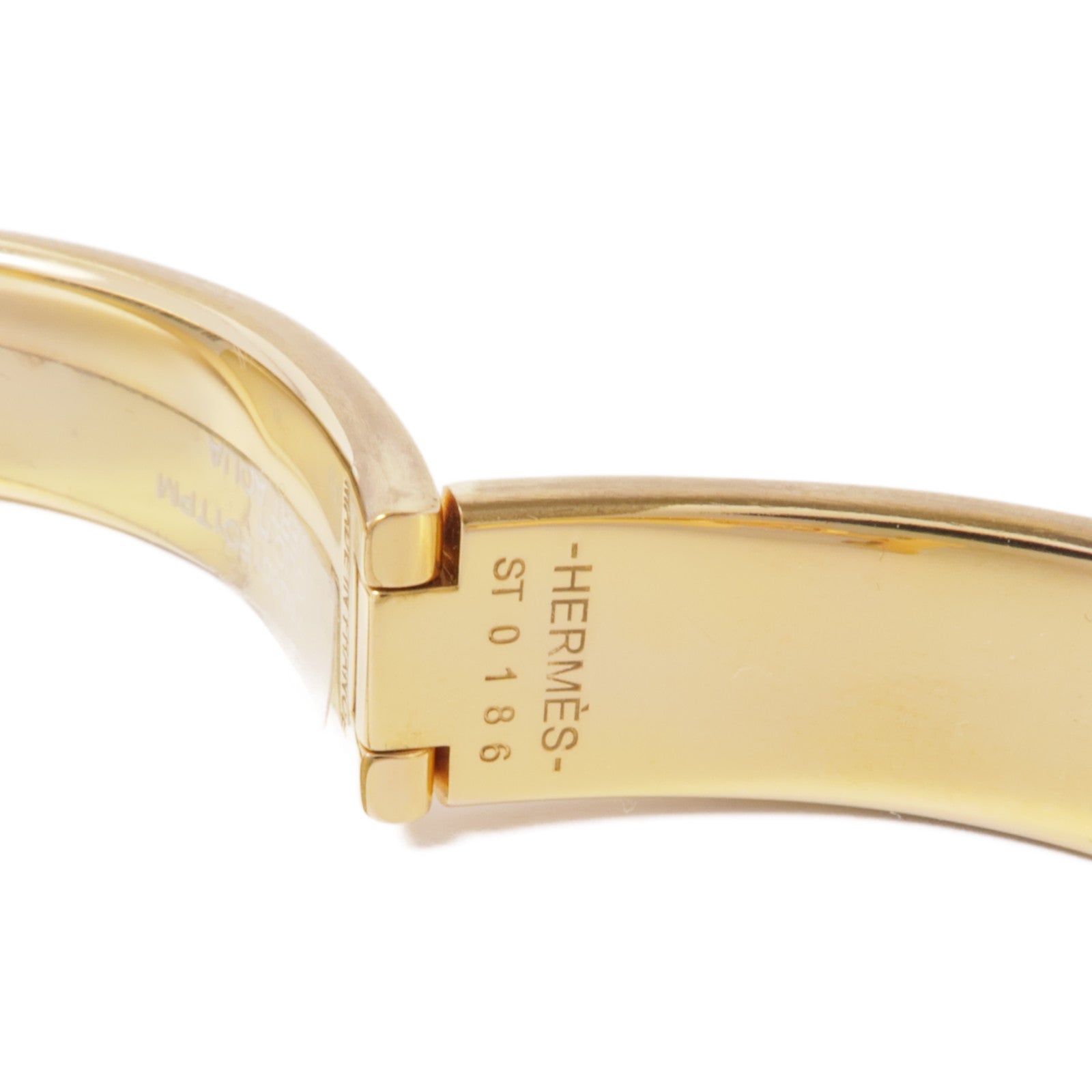HERMES Clic H Bracelet Metal Blue