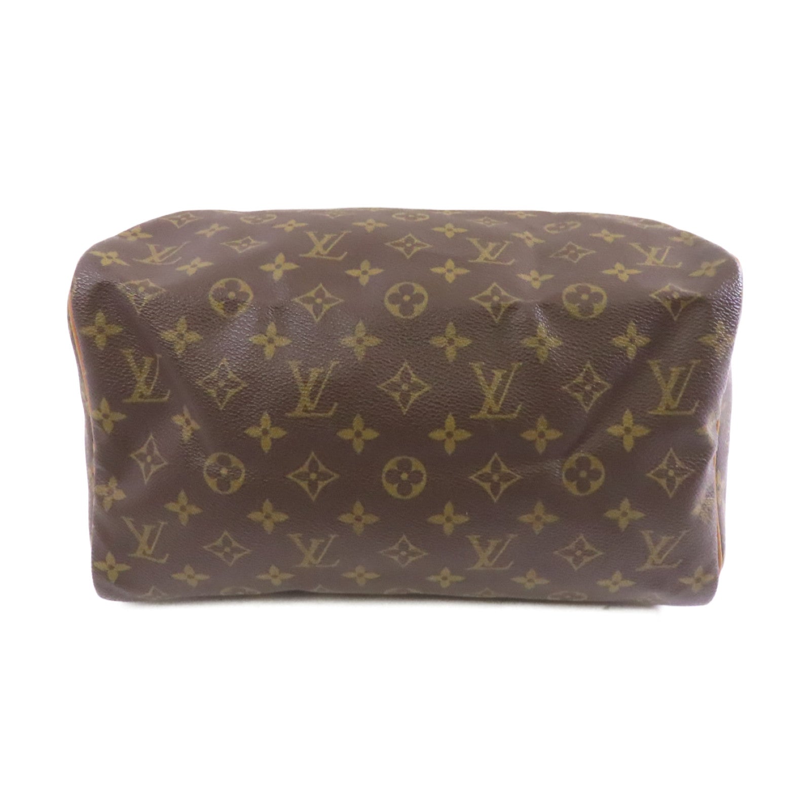 LOUIS VUITTON Monogram Speedy 30金扣手挽袋啡色