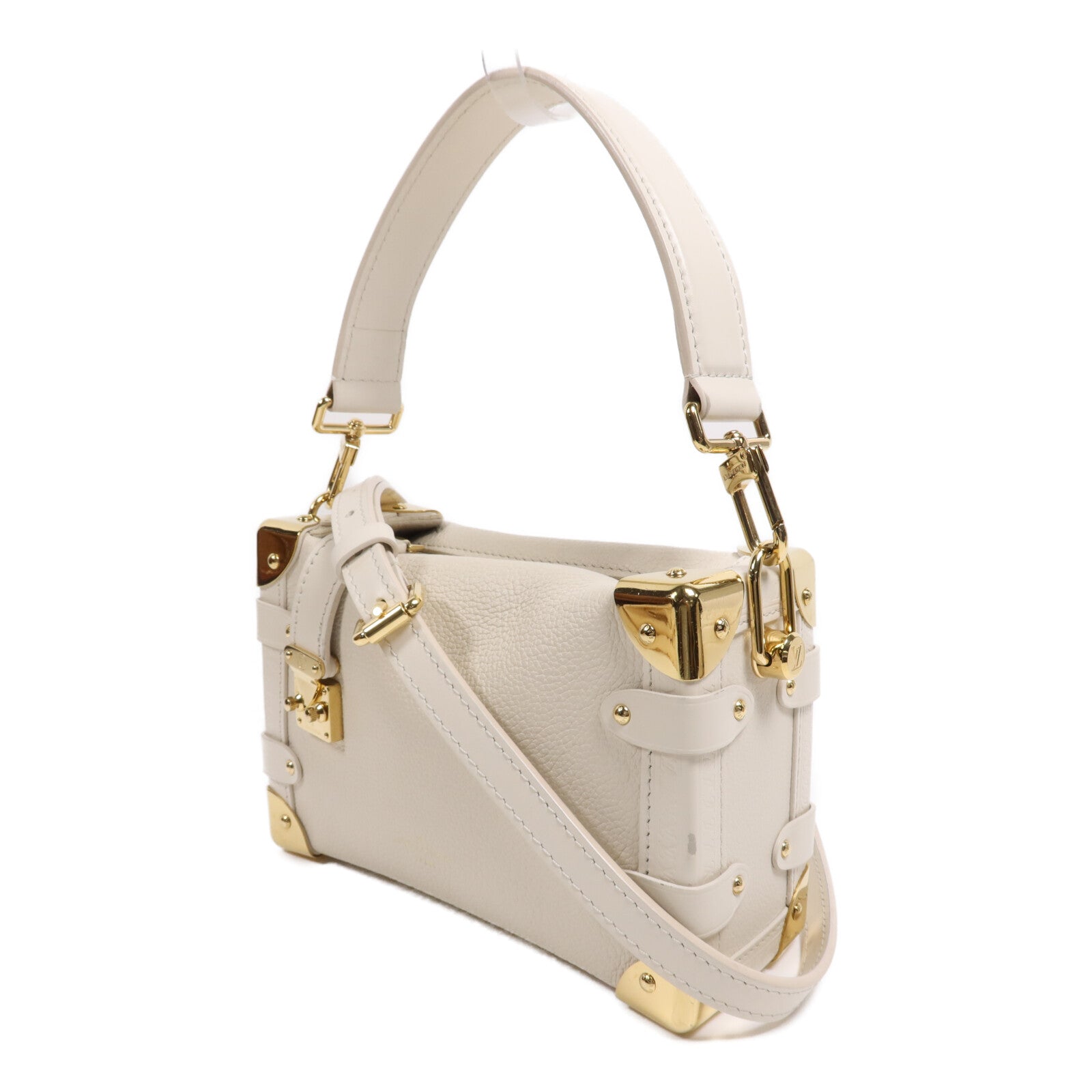 LOUIS VUITTON 牛皮皮革Side Truk PM金扣手挽肩背兩用袋