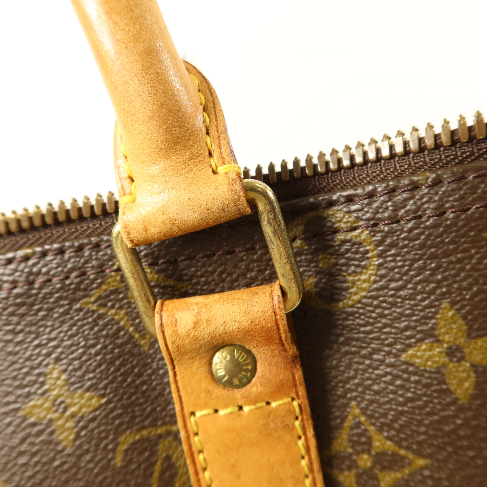 LOUIS VUITTON Monogram Keepall 45金扣手挽袋