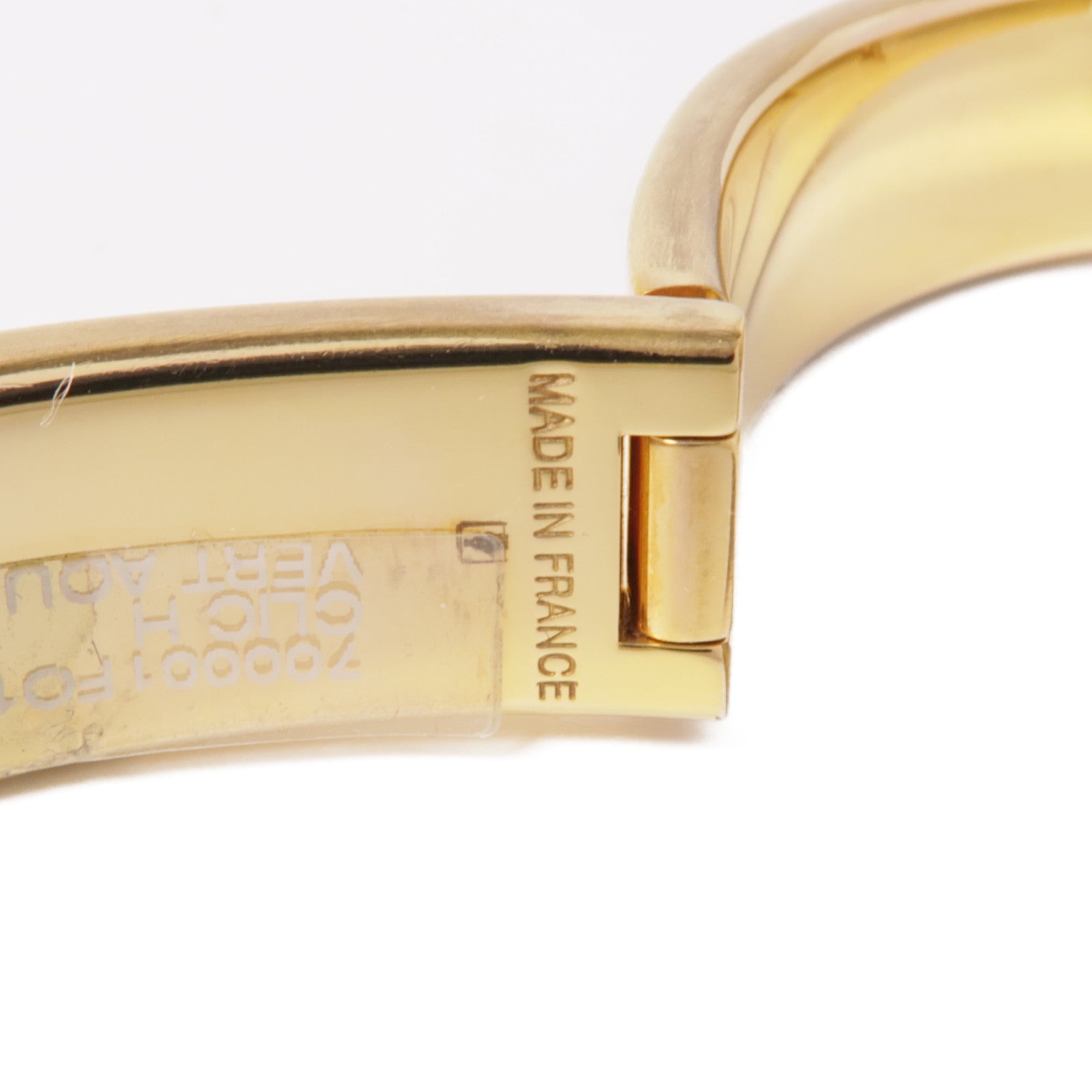 HERMES Clic H Bracelet Metal Blue