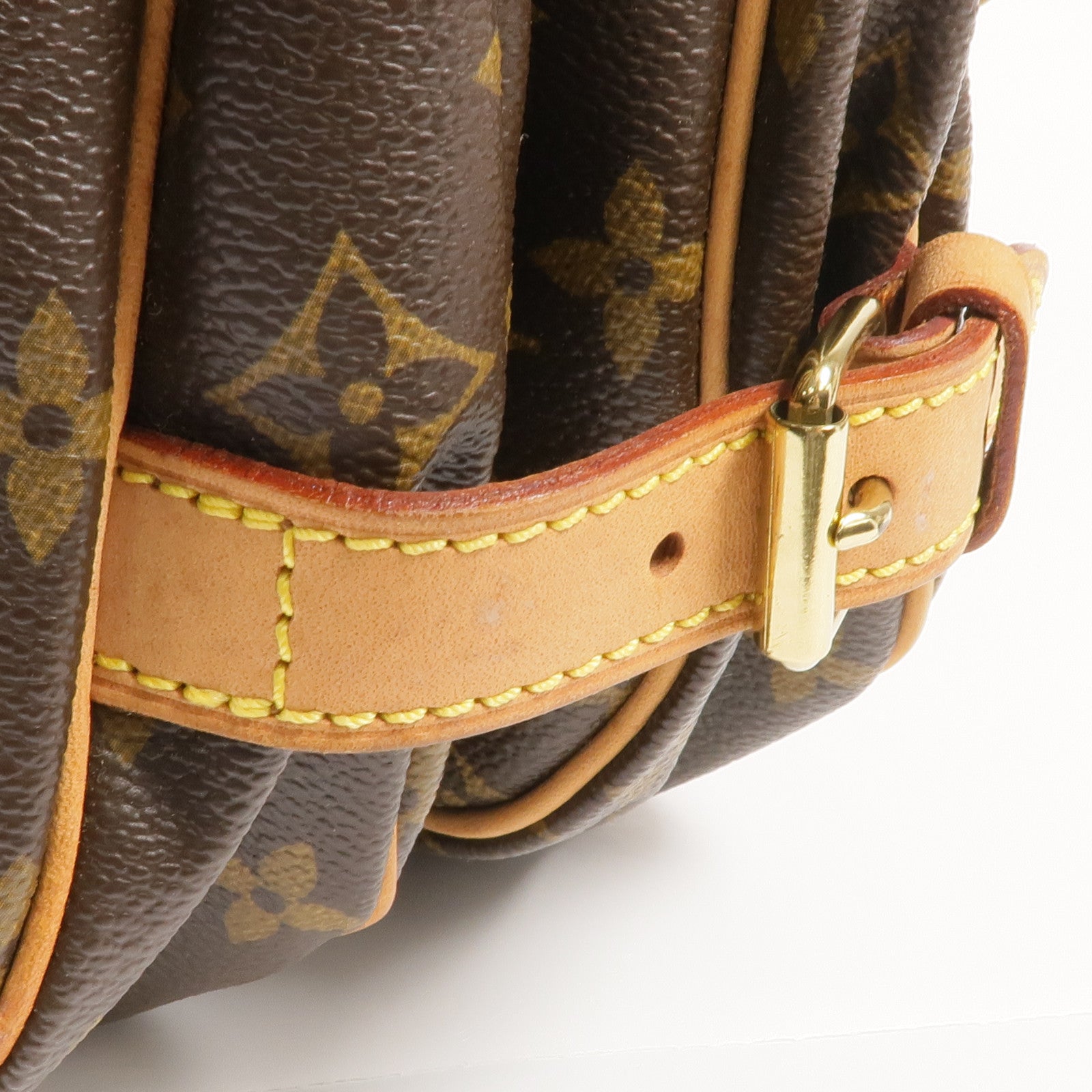LOUIS VUITTON Monogram Saumur 30金扣肩背袋