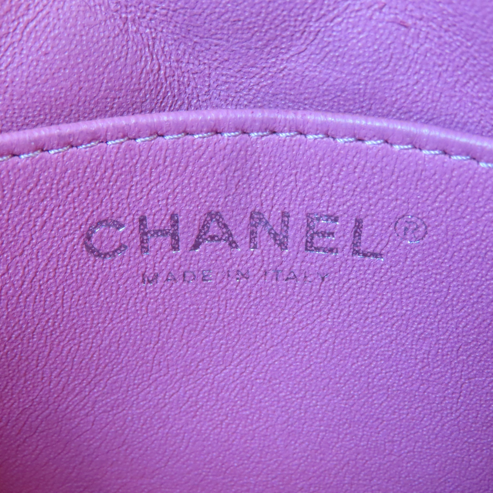 CHANEL 【激減優惠】菱格羊皮皮革Camera Bag銀扣鏈帶肩背袋粉紅色