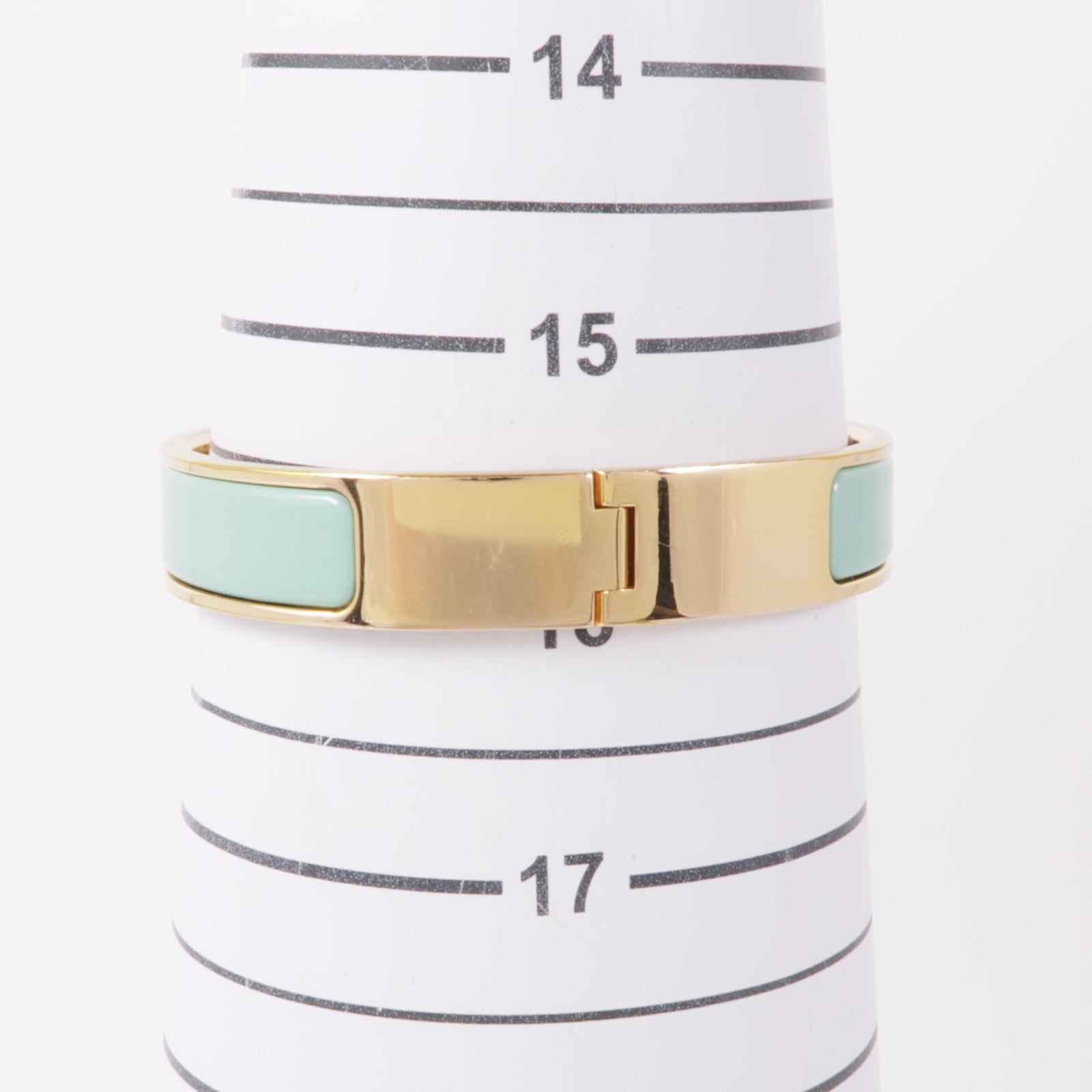 HERMES Clic H Bracelet Metal Blue