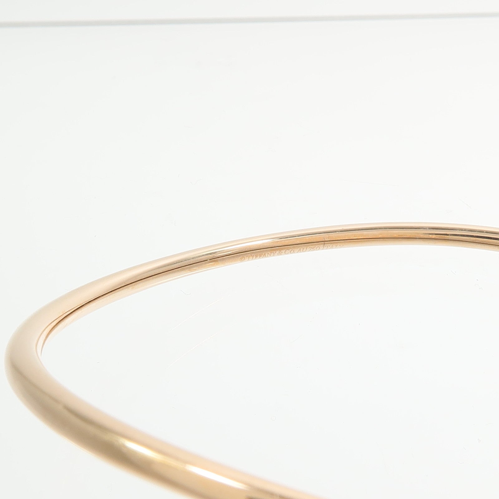 TIFFANY＆CO 18K玫瑰金Ball Bypass Bracelet手鐲