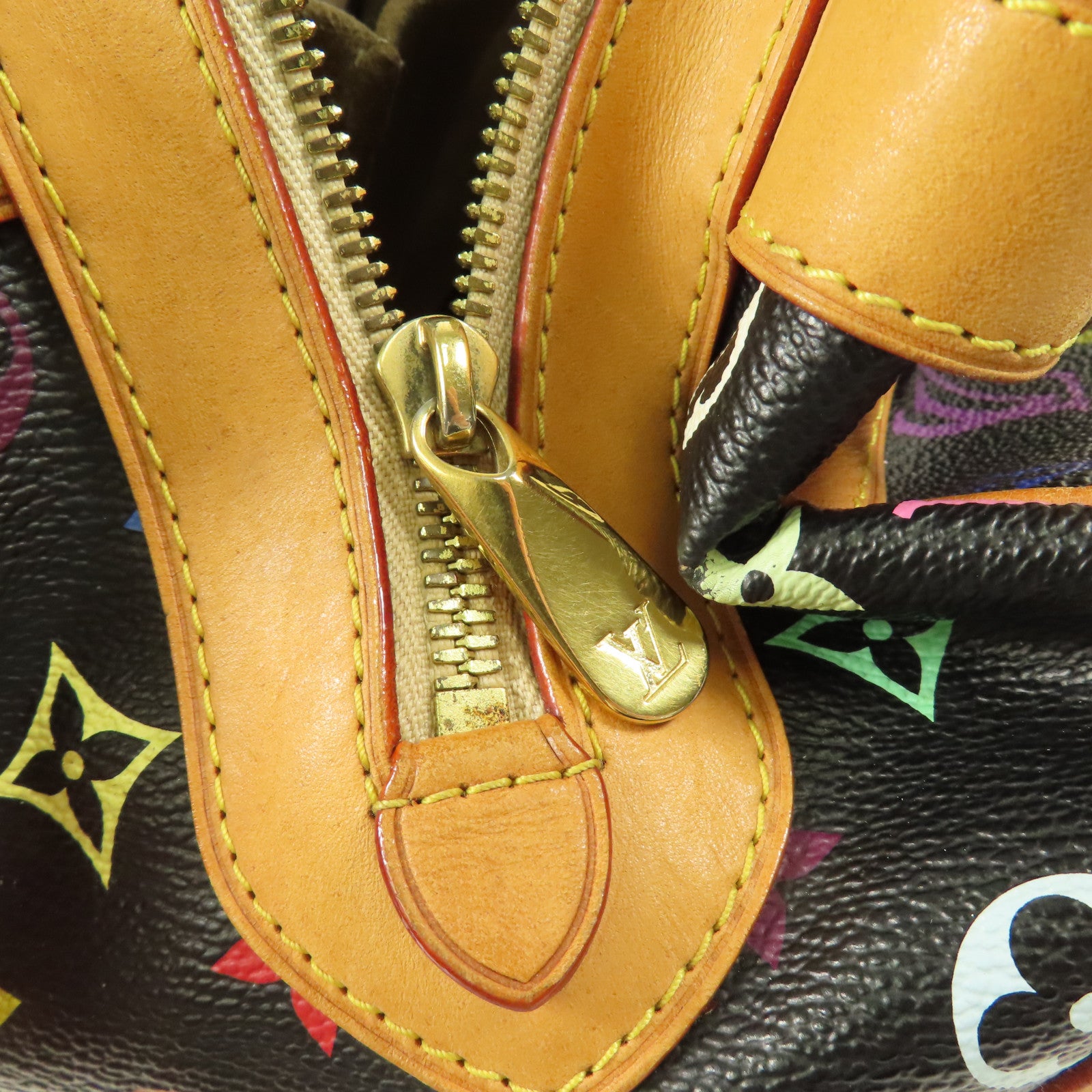 LOUIS VUITTON Monogram Multicolore Claudia金扣手挽袋