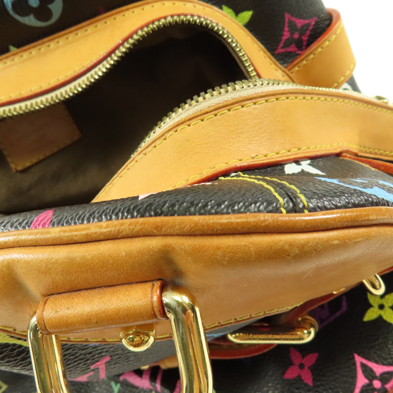 LOUIS VUITTON Monogram Multicolore Claudia金扣手挽袋