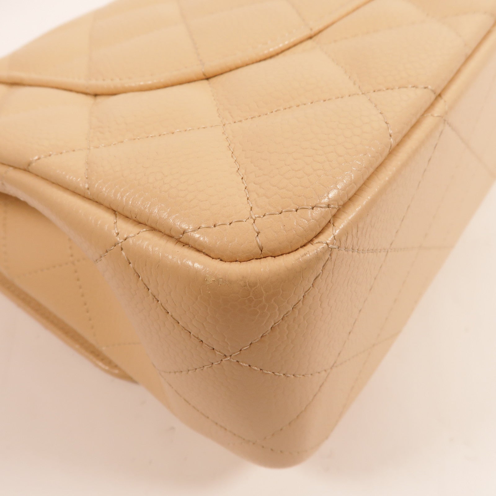 CHANEL 牛皮皮革Large Classic鏈帶肩背袋