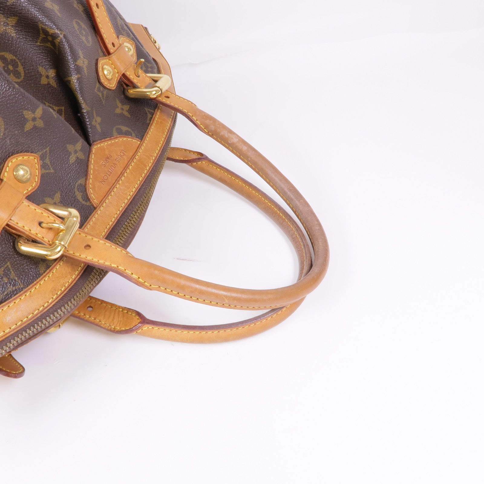 LOUIS VUITTON Monogram Tivoli GM金扣手挽袋
