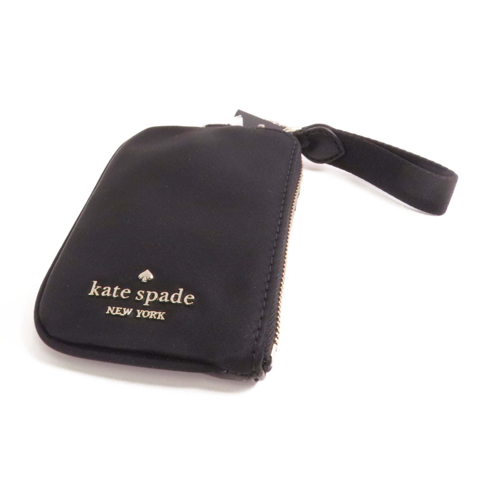 Kate Spade 尼龍Card Case銀扣卡片套