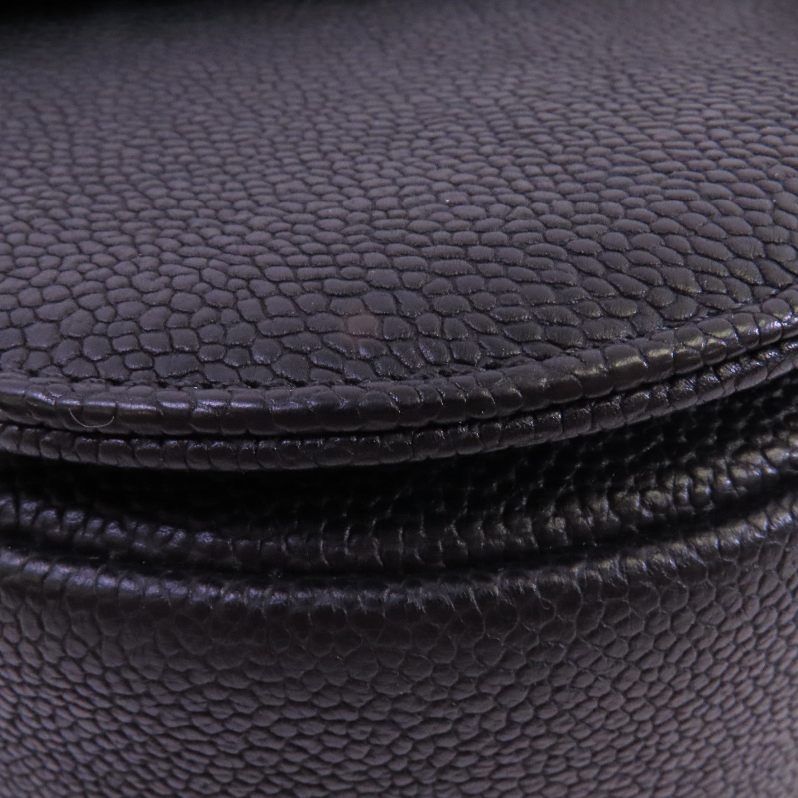 CHANEL 牛皮皮革Chain Shoulder金扣鏈帶手挽肩背兩用袋