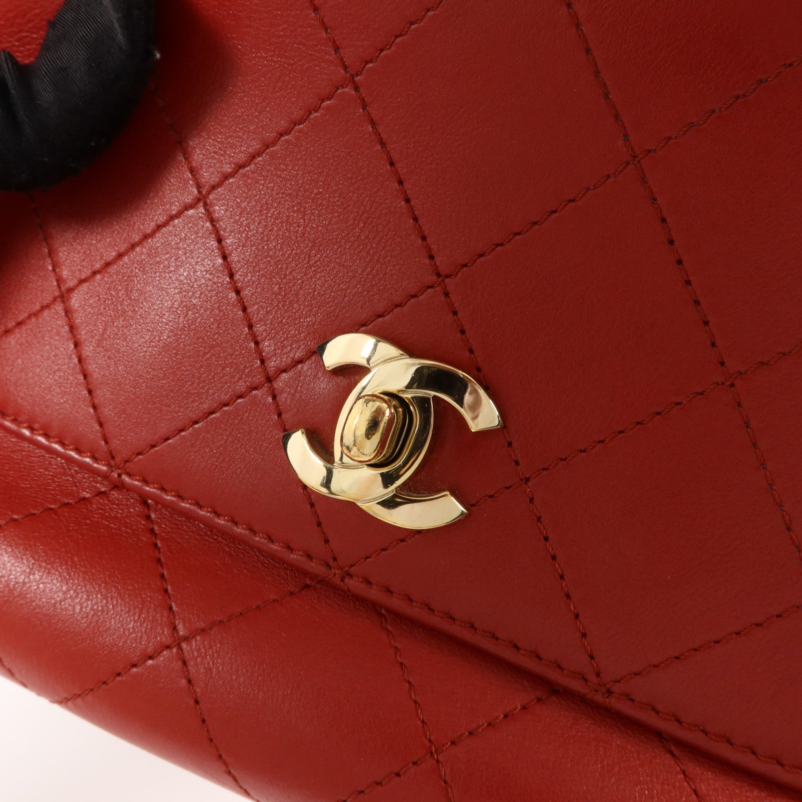 CHANEL 牛皮皮革Double Pocket Top Handle手挽肩背兩用袋
