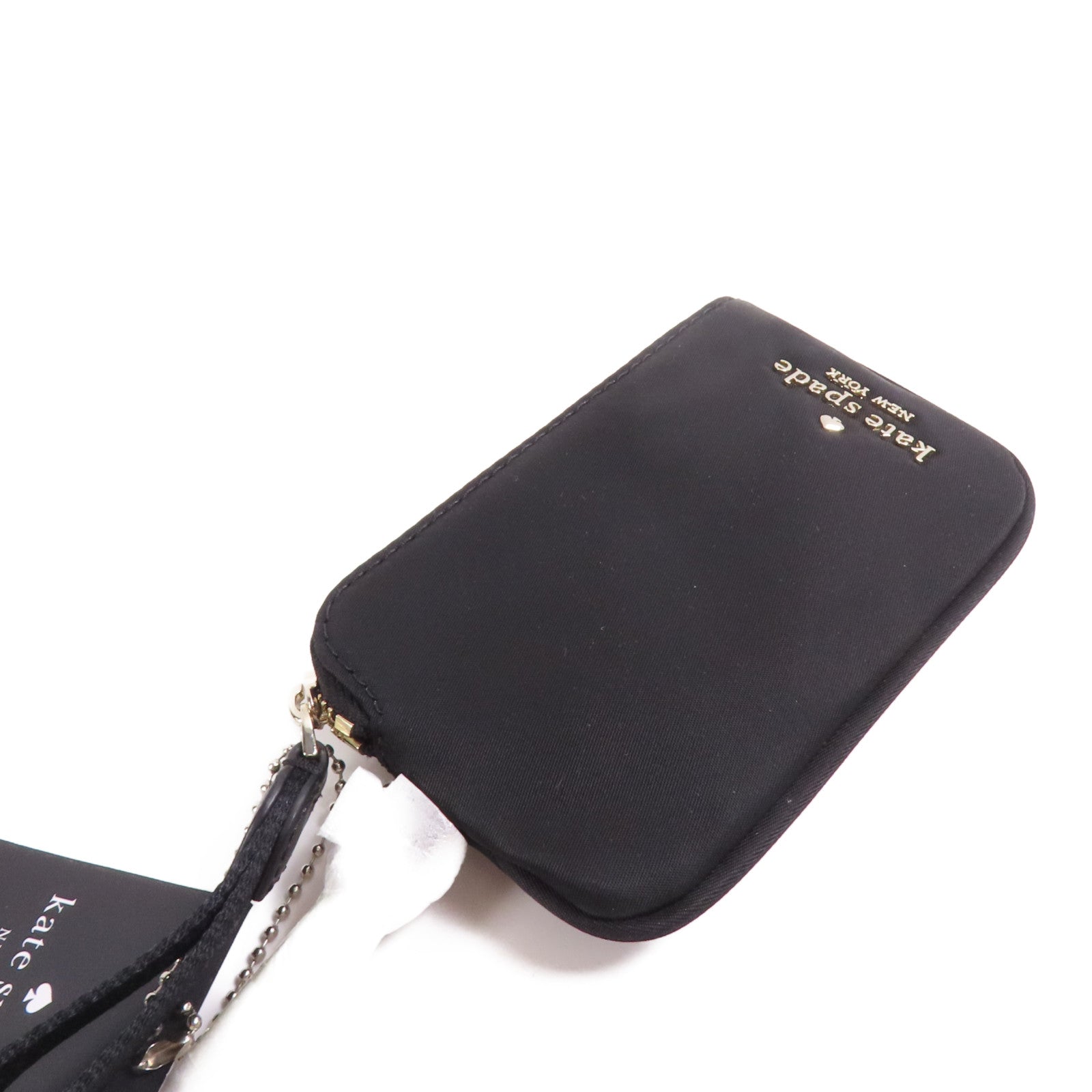 Kate Spade 尼龍Card Case銀扣卡片套