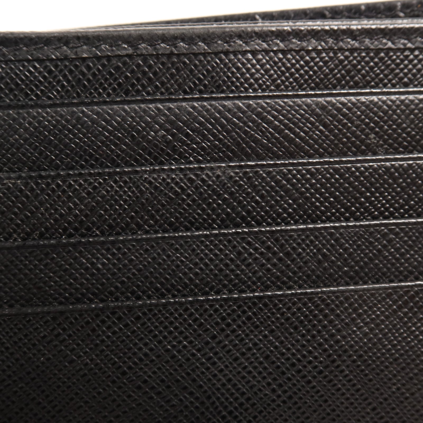 PRADA 牛皮皮革Wallet銀扣錢包