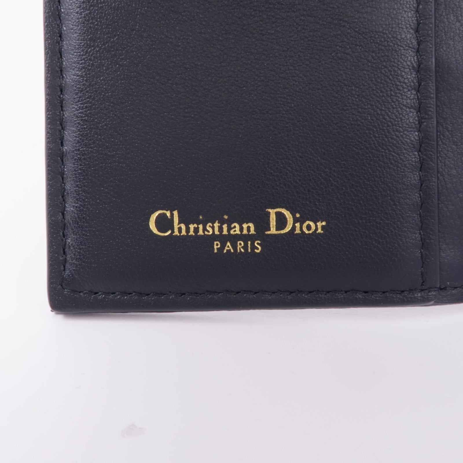 Dior 帆布/皮革Passport Holder金扣護照套