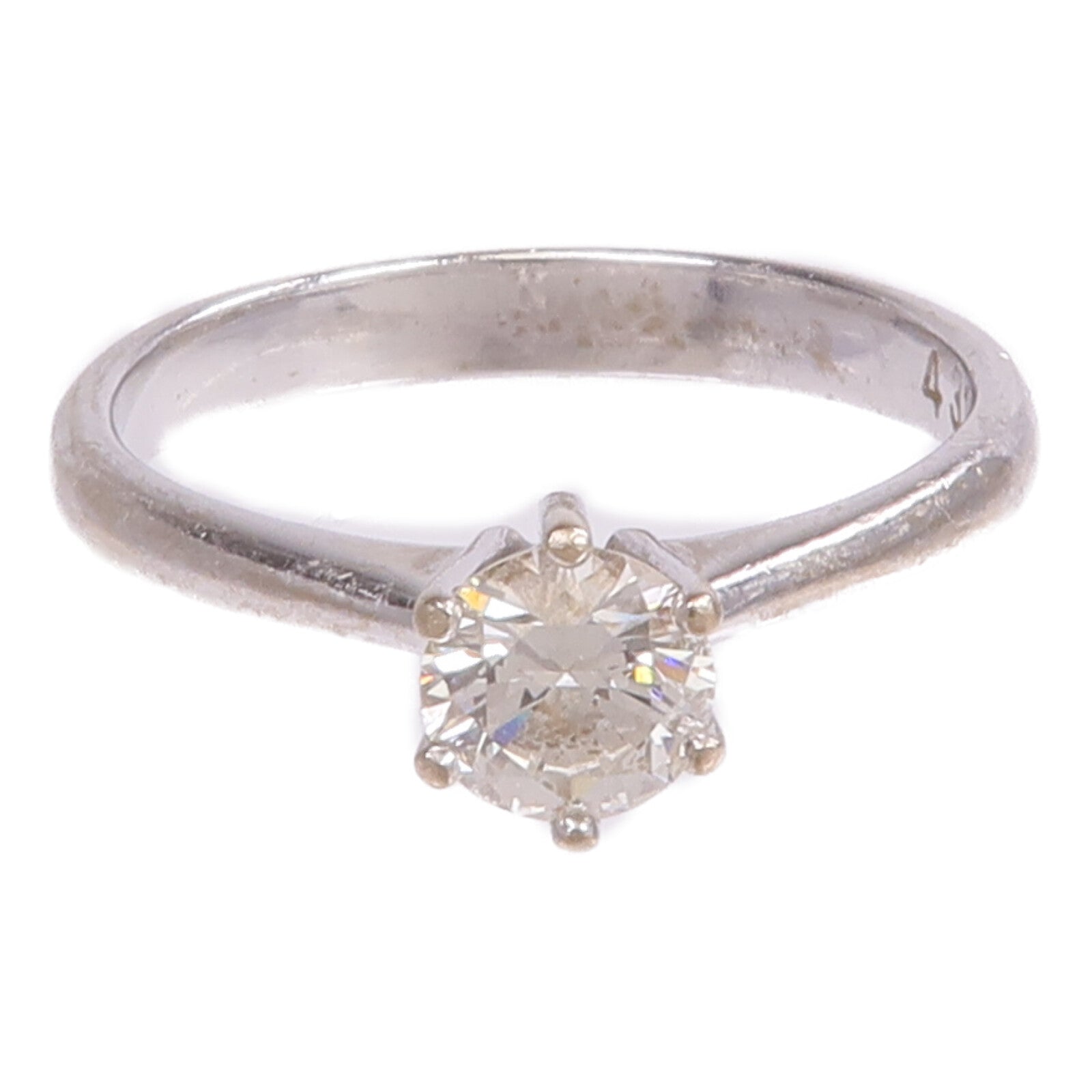 JEWELRY 【激減優惠】18K白金Diamond Ring鑽石戒指US#5.75