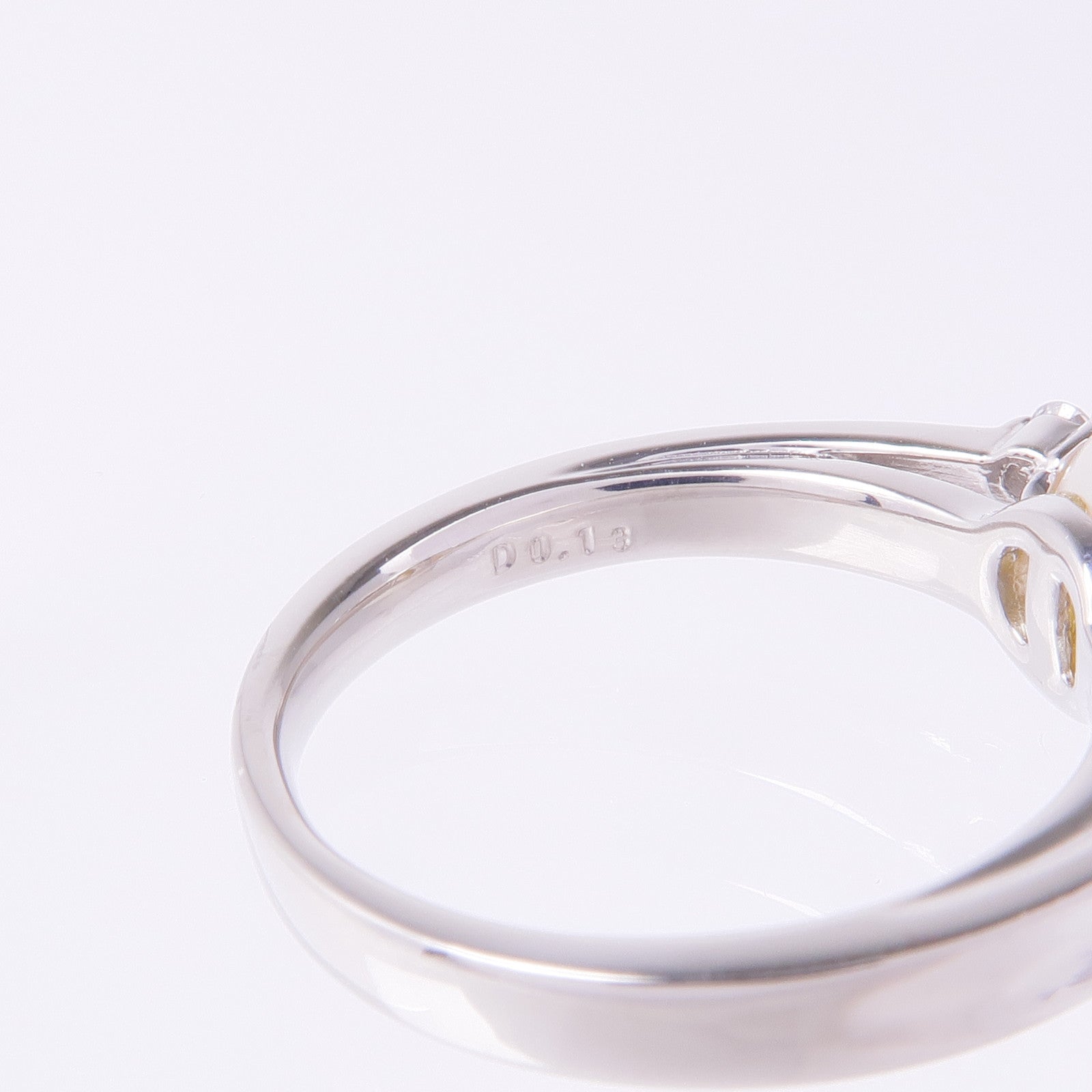 JEWELRY PT900鉑金Diamond Pearl Ring鑽石/珍珠戒指US#6.25