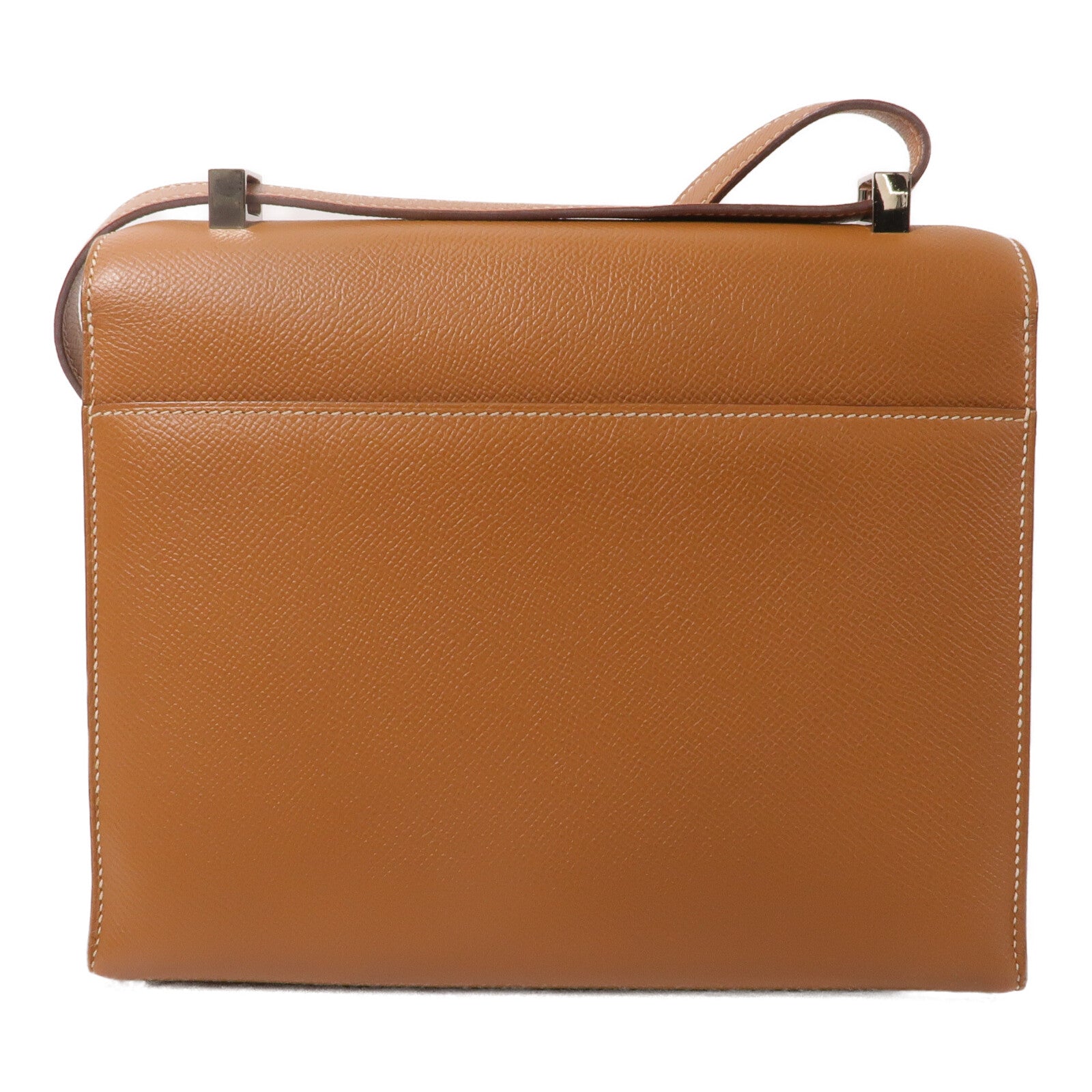 HERMES Epsom皮革Verrou 23肩背袋Gold