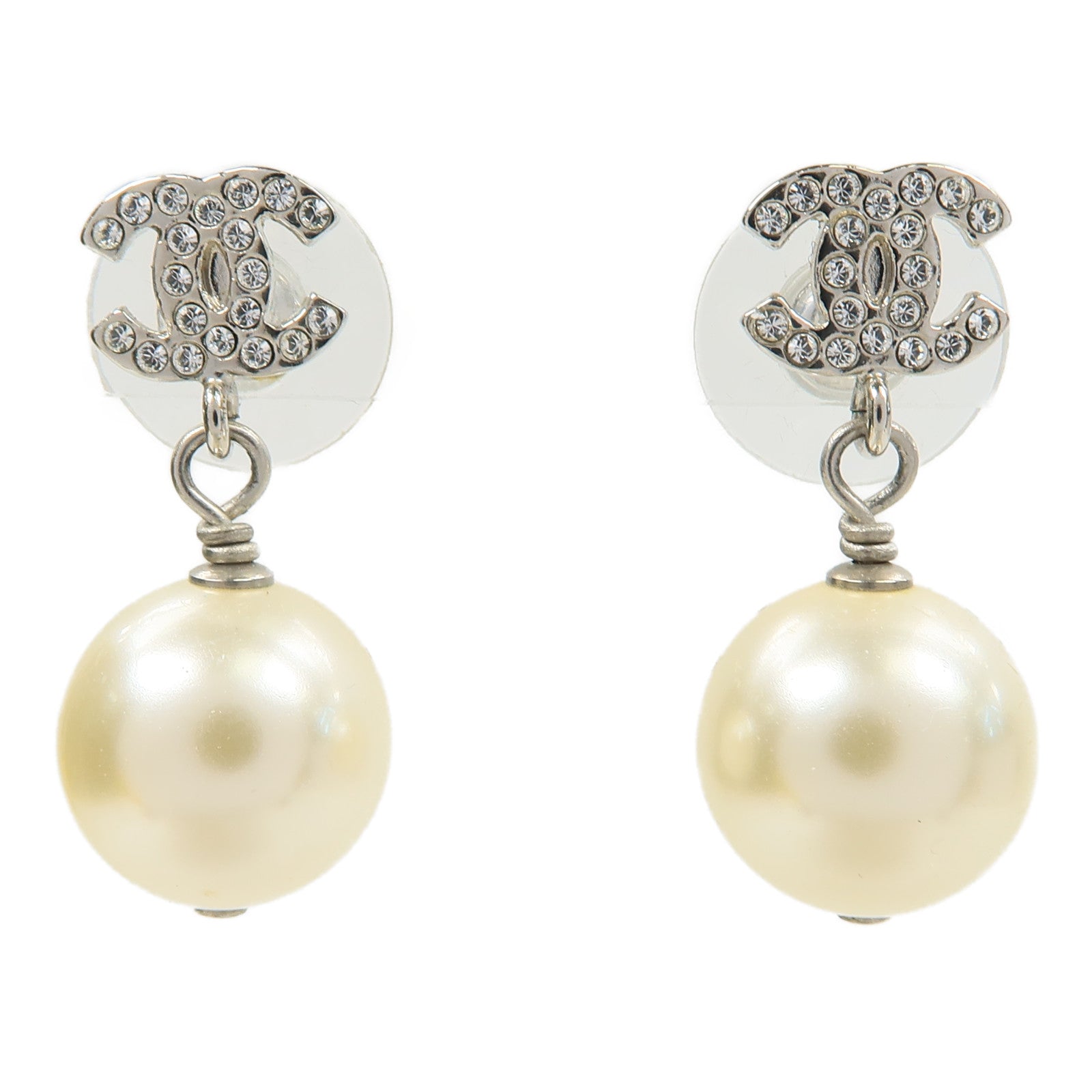 CHANEL 金屬/PVC Earrings耳環