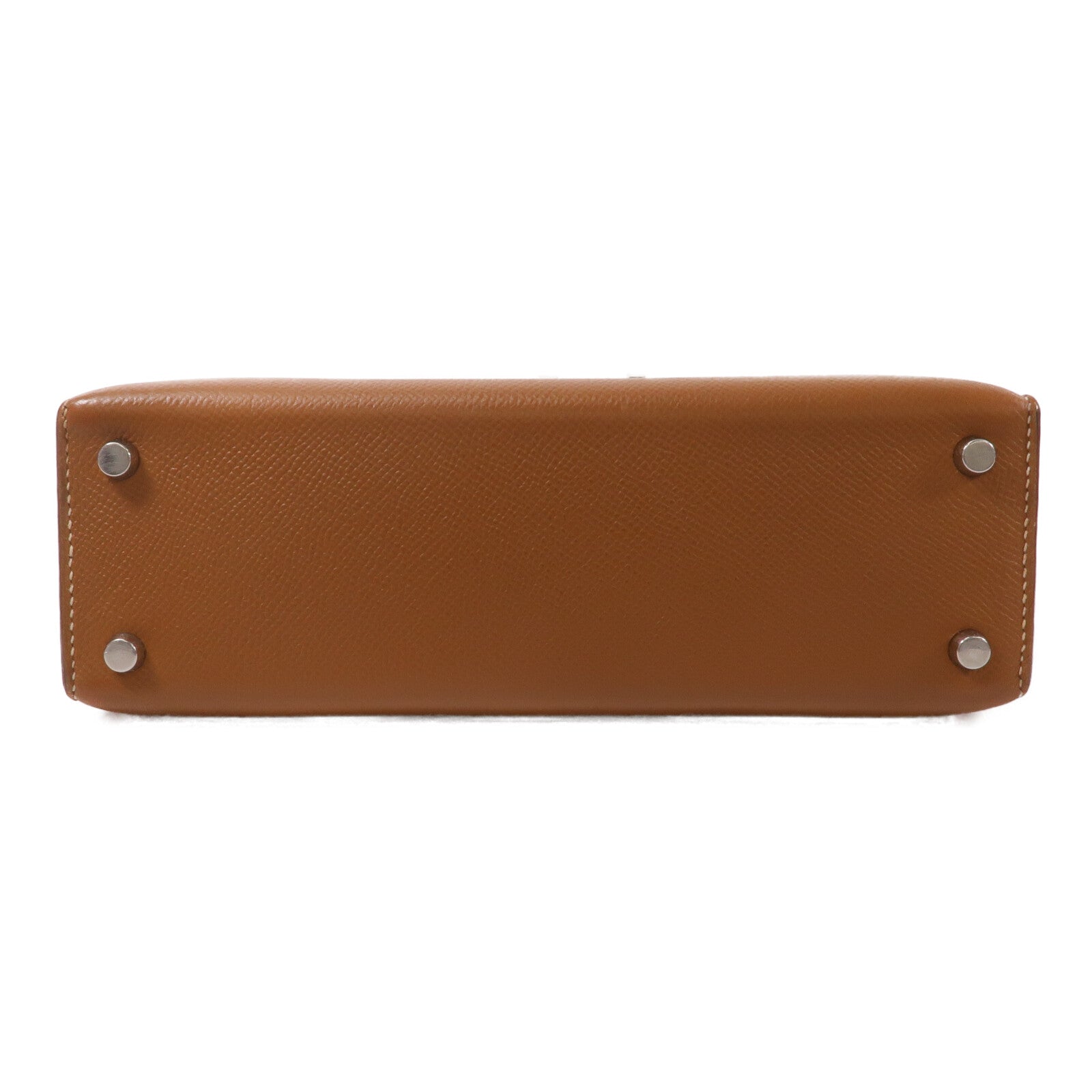 HERMES Epsom皮革Verrou 23肩背袋Gold