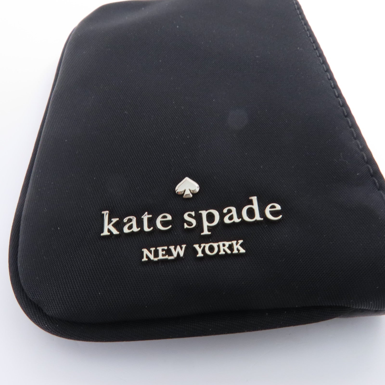 Kate Spade 尼龍Card Case銀扣卡片套